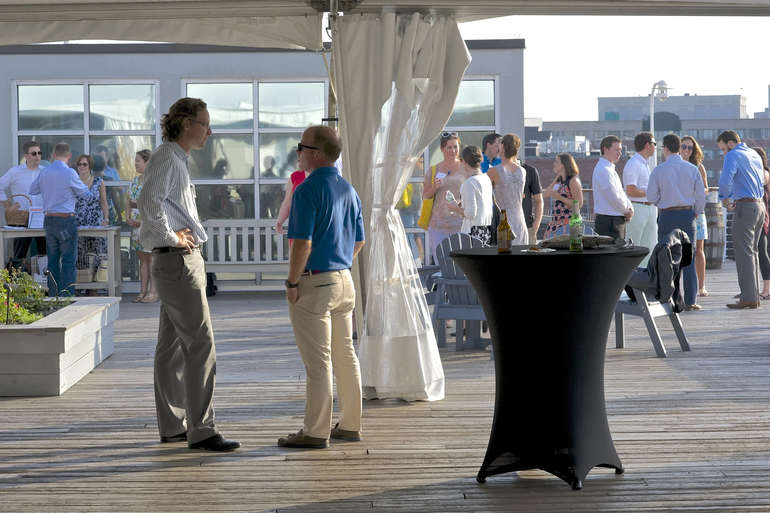 Brick & Beam Society: On the Rooftop 2016 The Brick & Beam Society gathered August 11 and heard from Tim Ludlow, CFO of Vets First Choice , for a social event on the roof of 27 Pearl. For the full photo album, please visit: https://www.facebook.com/unitedwaygp/photos/?tab=album&album_id=10153766664703199