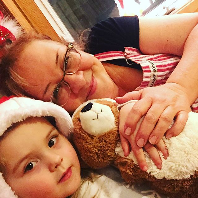 Nana, you Rudolph, I Santa!  Love this sweet Lucy girl;)
