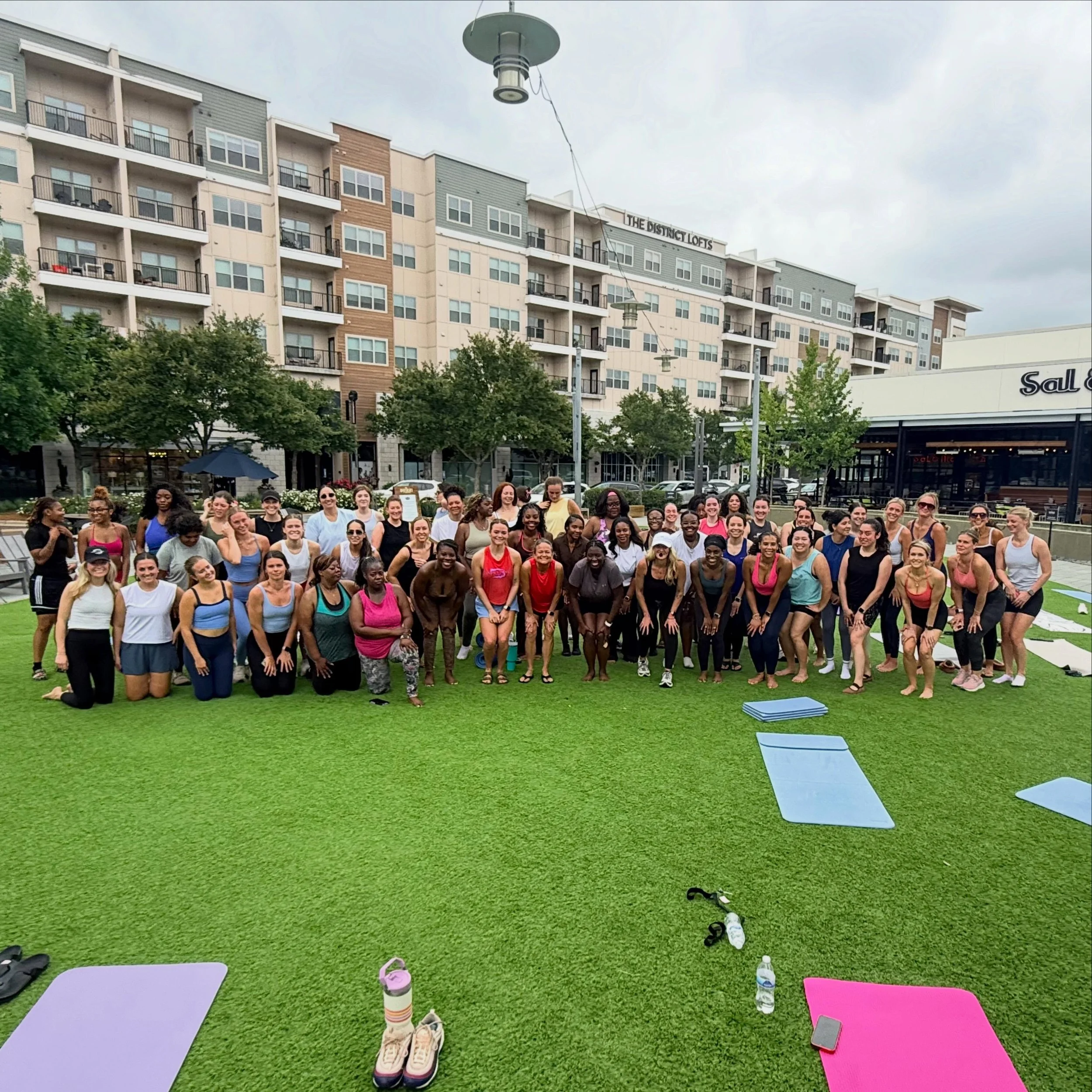 OTB on the GREEN! Y&rsquo;all never disappoint!  What a perfect, hot, sweaty work out! 🫶🫶🫶