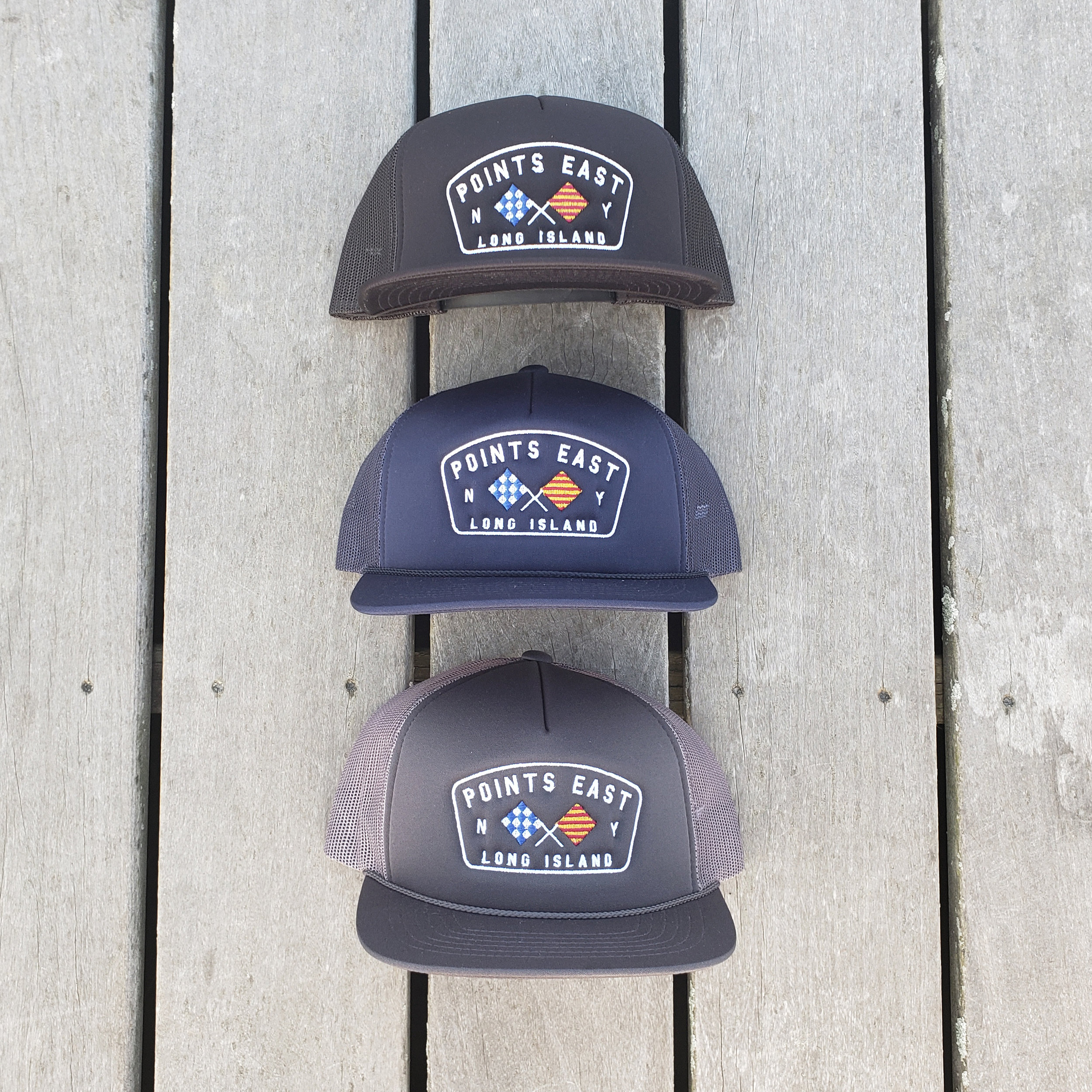 Points East Signal Flag Foam Trucker Hat