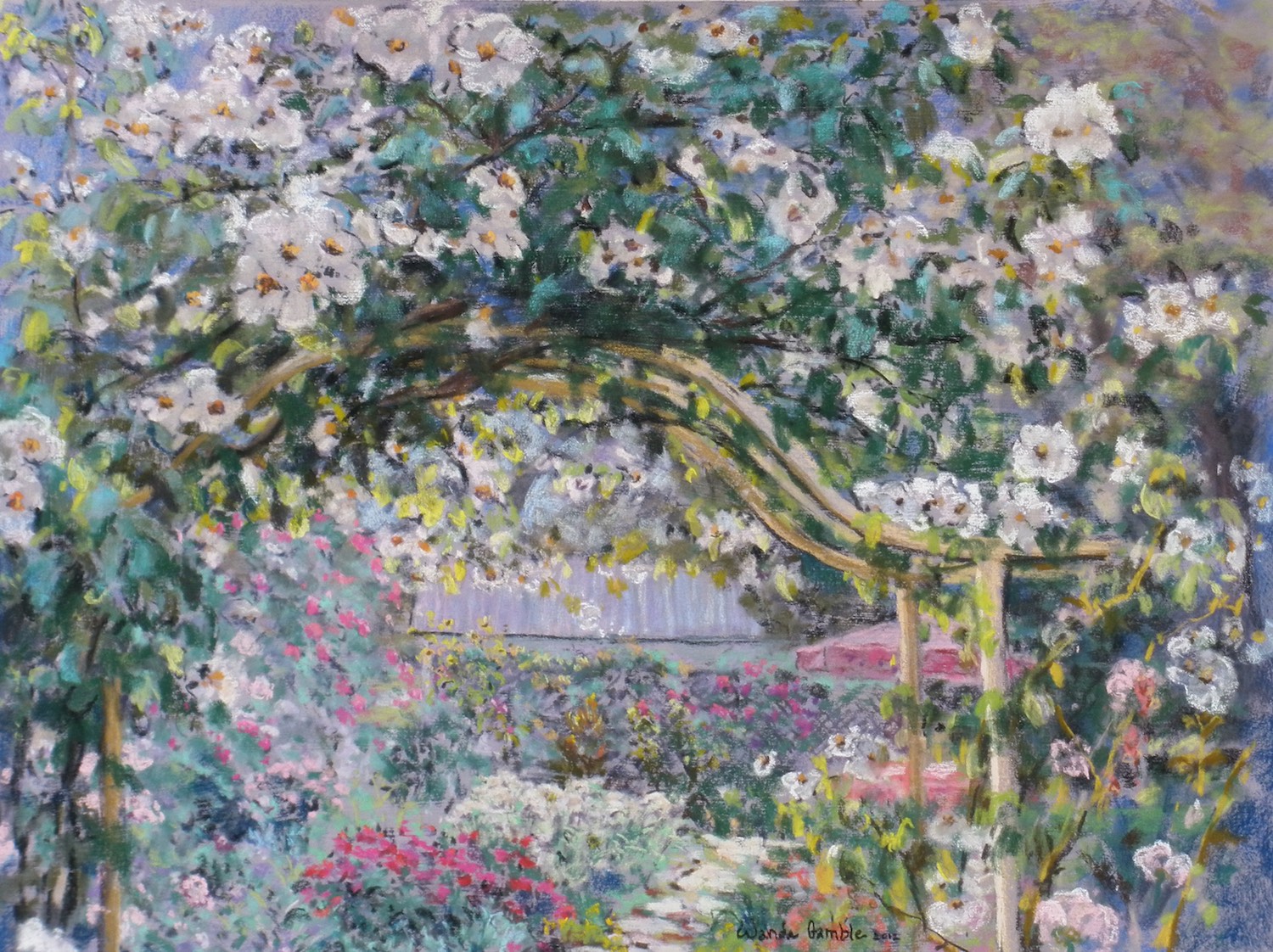 Sally Holmes Rose, 15.5" x 19.5"