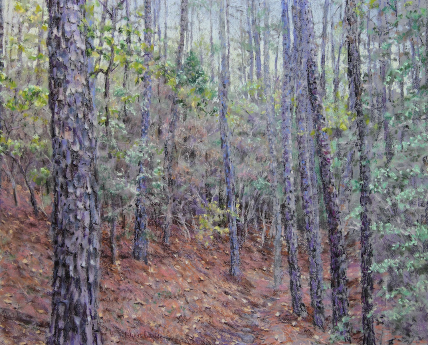 In The Pines, Where The Sun Never Shines; 30" x 40"