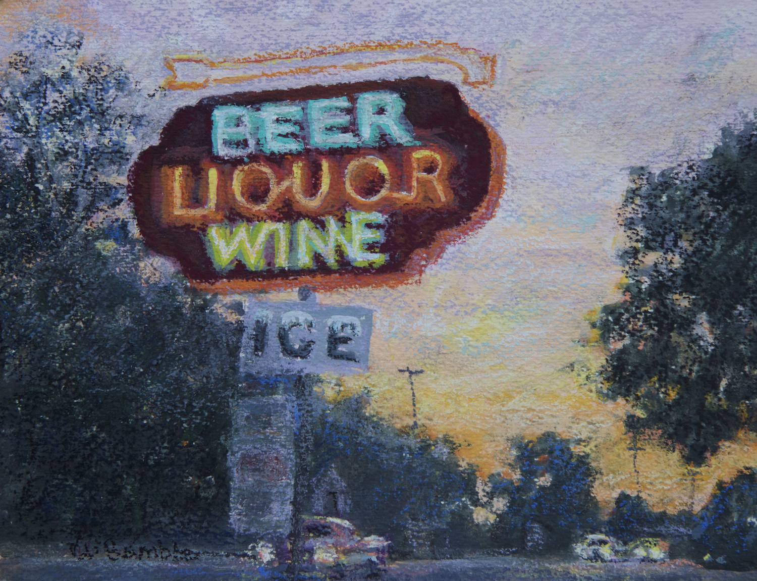 Clint's Liquor Store, 7" x 9.5"