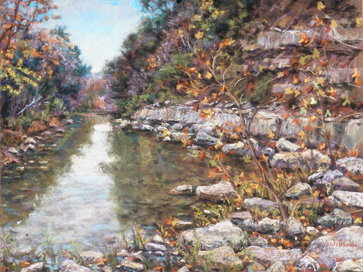 Big Creek, Fall; 24" x 30"