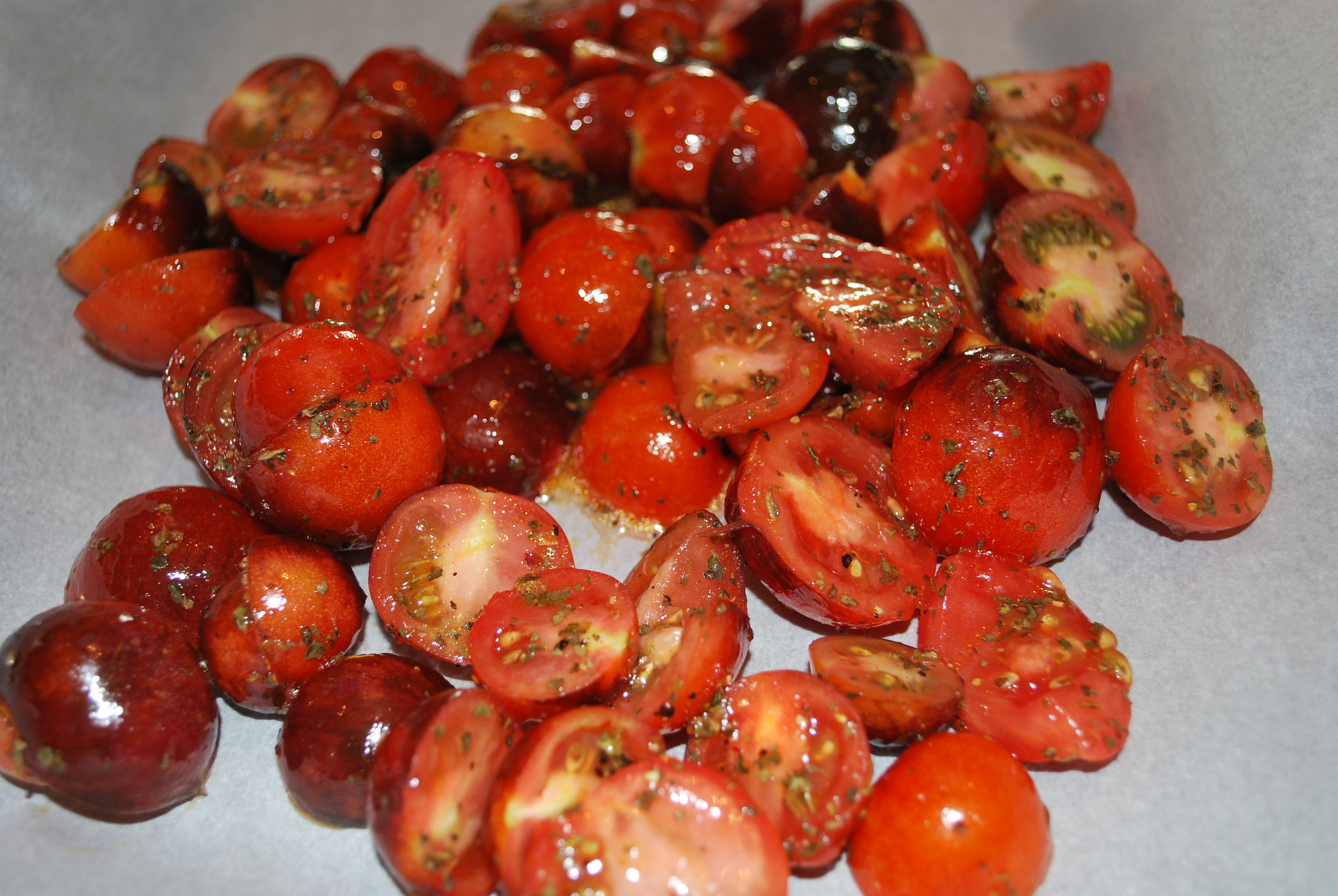 "Dressed to Thrill" Cherry Tomatoes