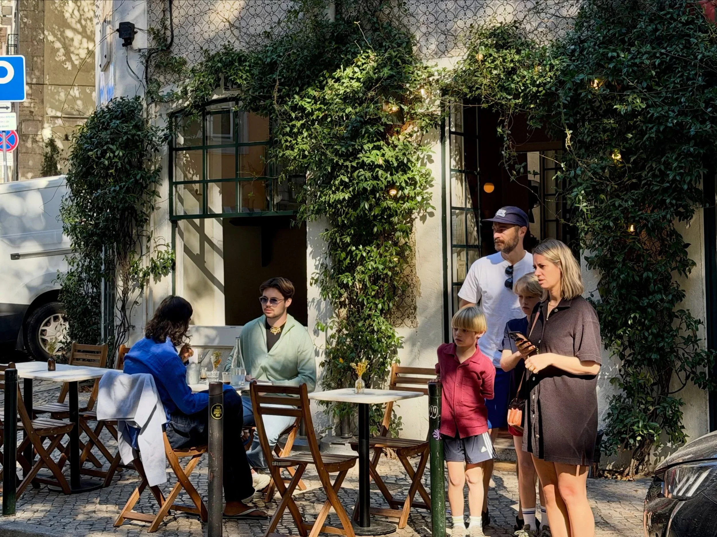 First time to #portugal first time to lovely #lisbon. Lunch at #magnolia a sweet little cafe off a little city park, an overall tour of the city, and amazing dinner at a neighborhood restaurant, Canalha. Lisbon is situated on seven hills. Love the #a