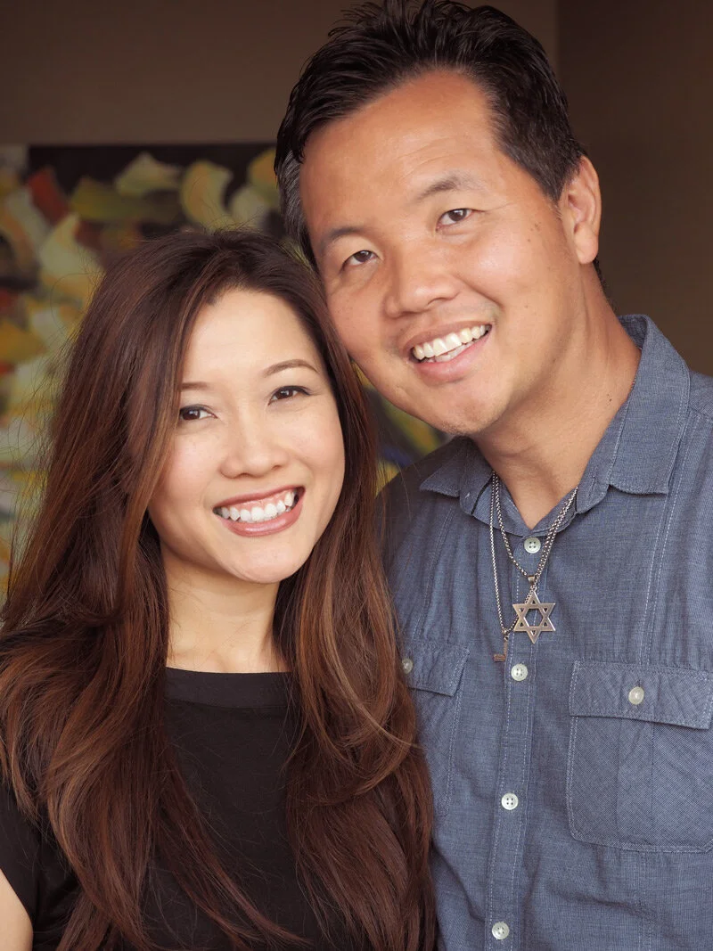 Sharon with her husband Jonathan Ngai
