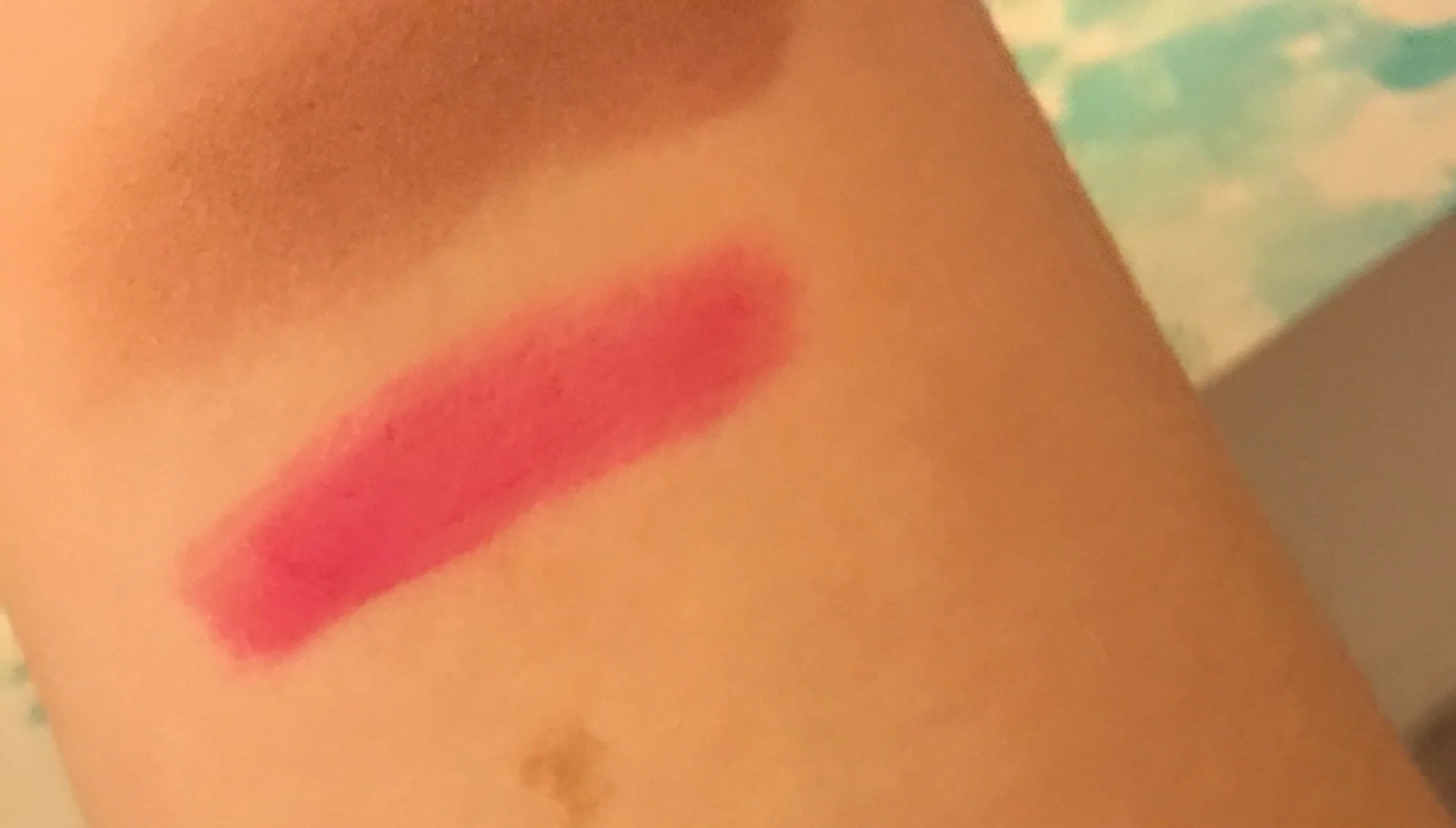 Swatch of Malbec (and swatch of Mellow Coco above). 