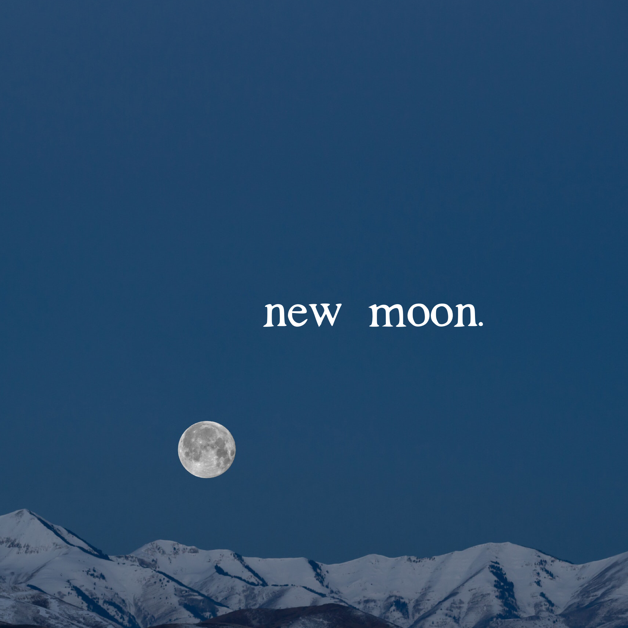 new moon.