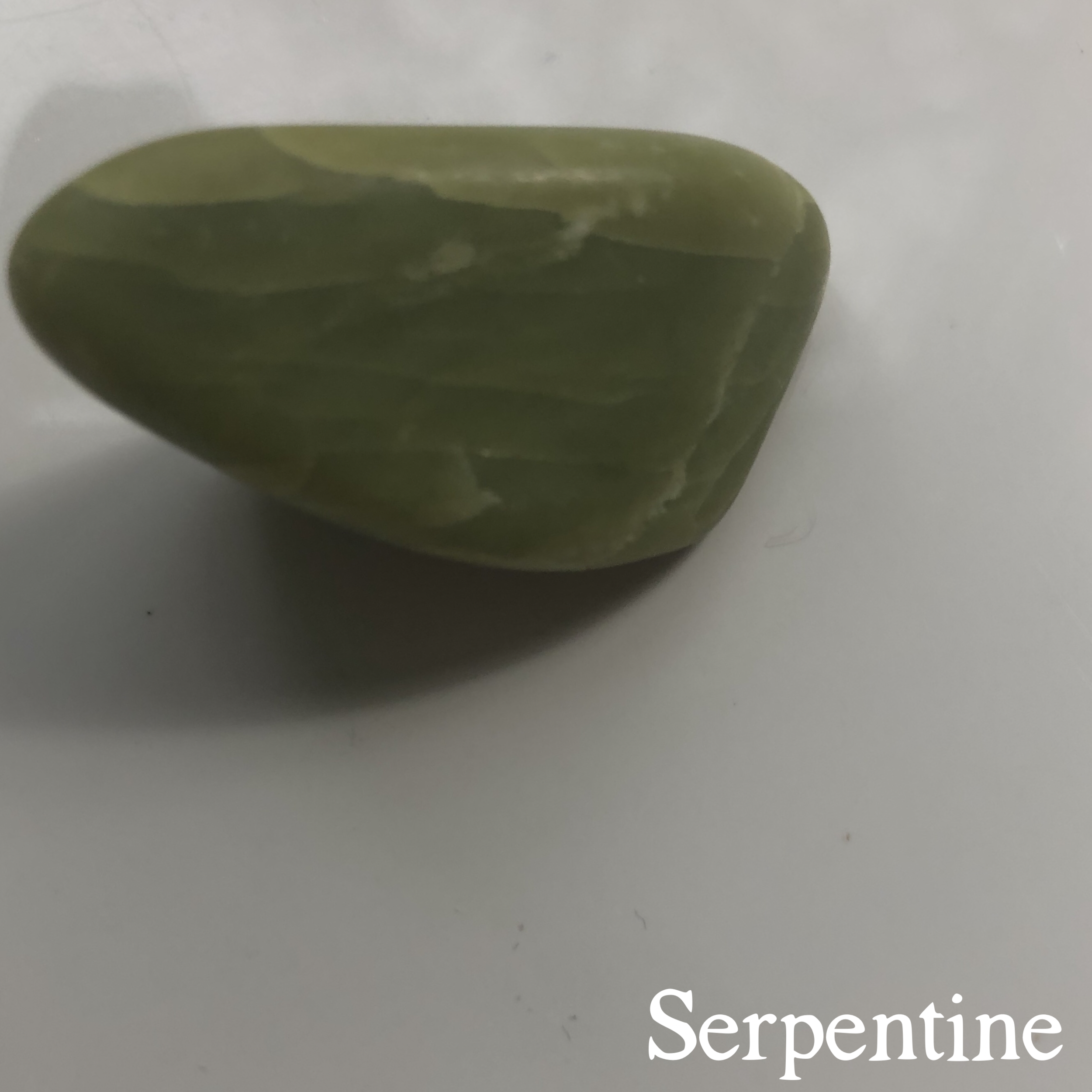   &nbsp;Serpentine ($6.00?) : Obsessed with the color, honestly. Lime green? Yes, please.&nbsp; I cannot speak to any of its properties yet, but the sign in the bin insinuated this would be very helpful for meditation and crown chakra endeavors.&nbsp