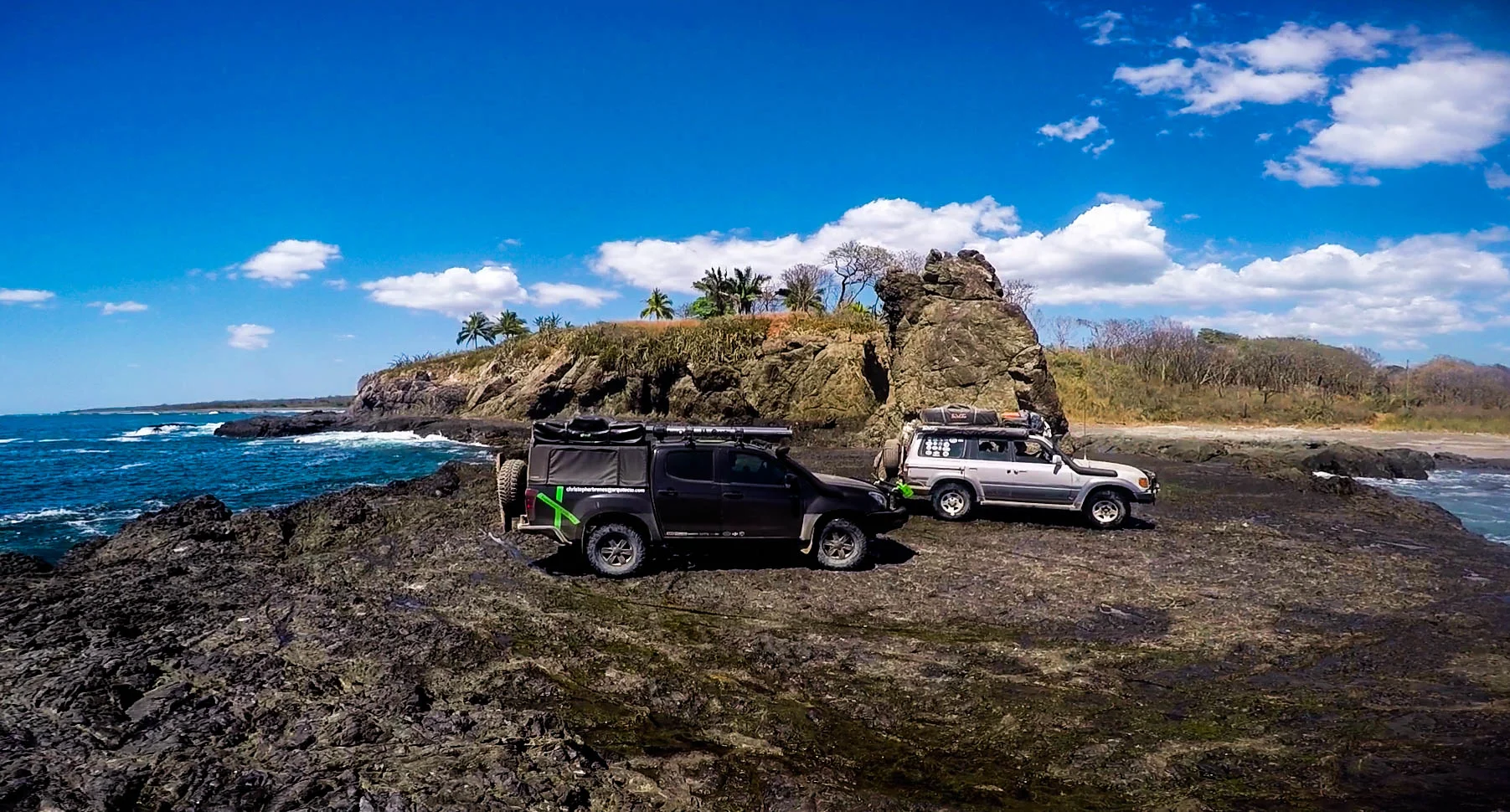 EC and VB on playa negra rocks - locos.jpg