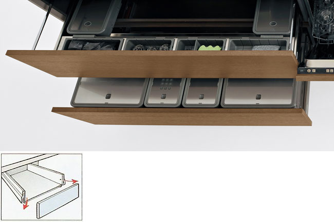 removable drawer fronts