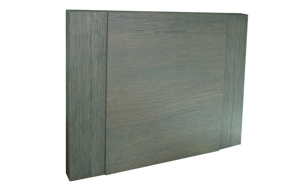 Veneered door with frame. Multiple color options available.