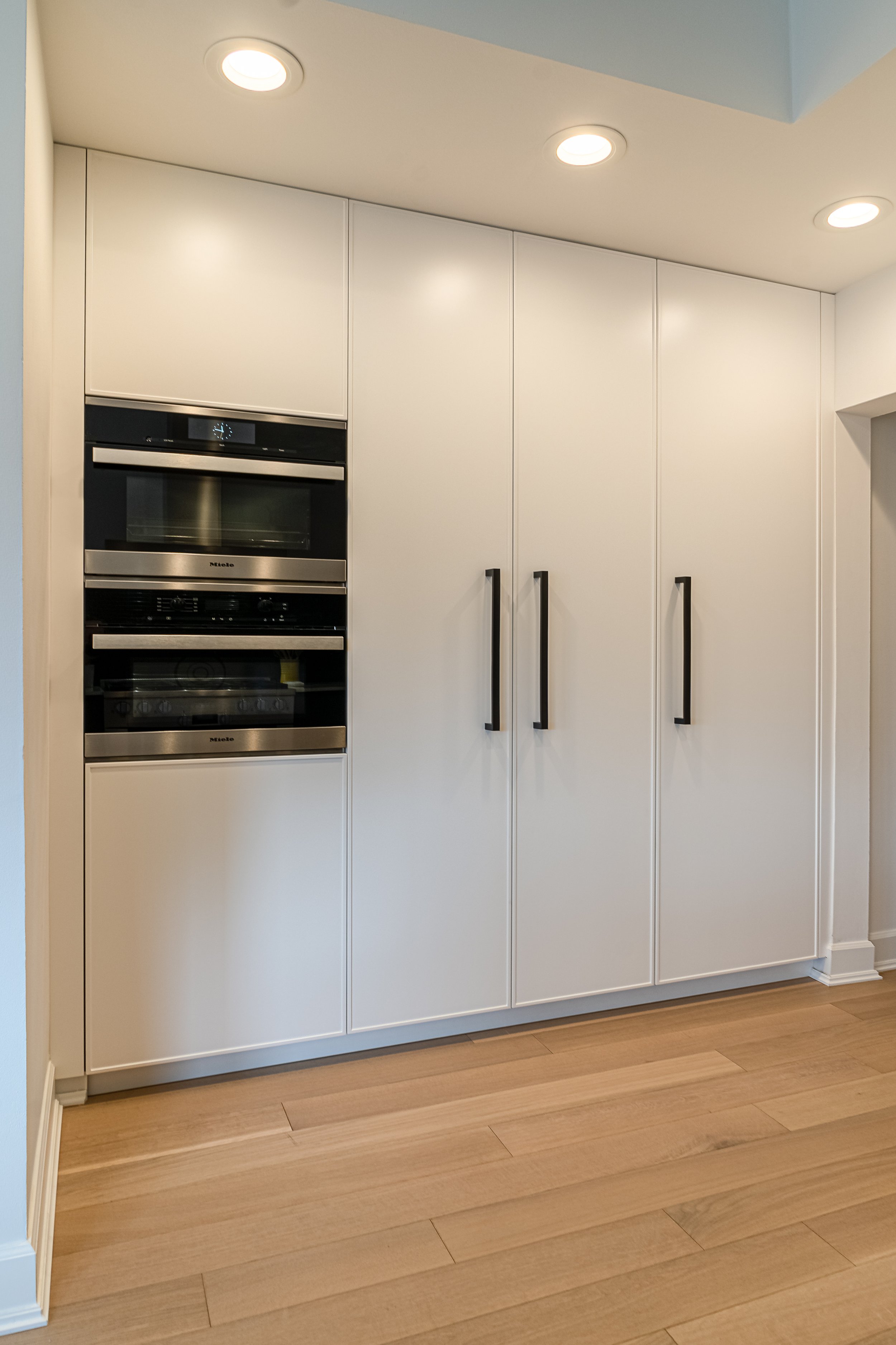 PEDINI Quadra 10 Kitchen in white Matte Lacquer