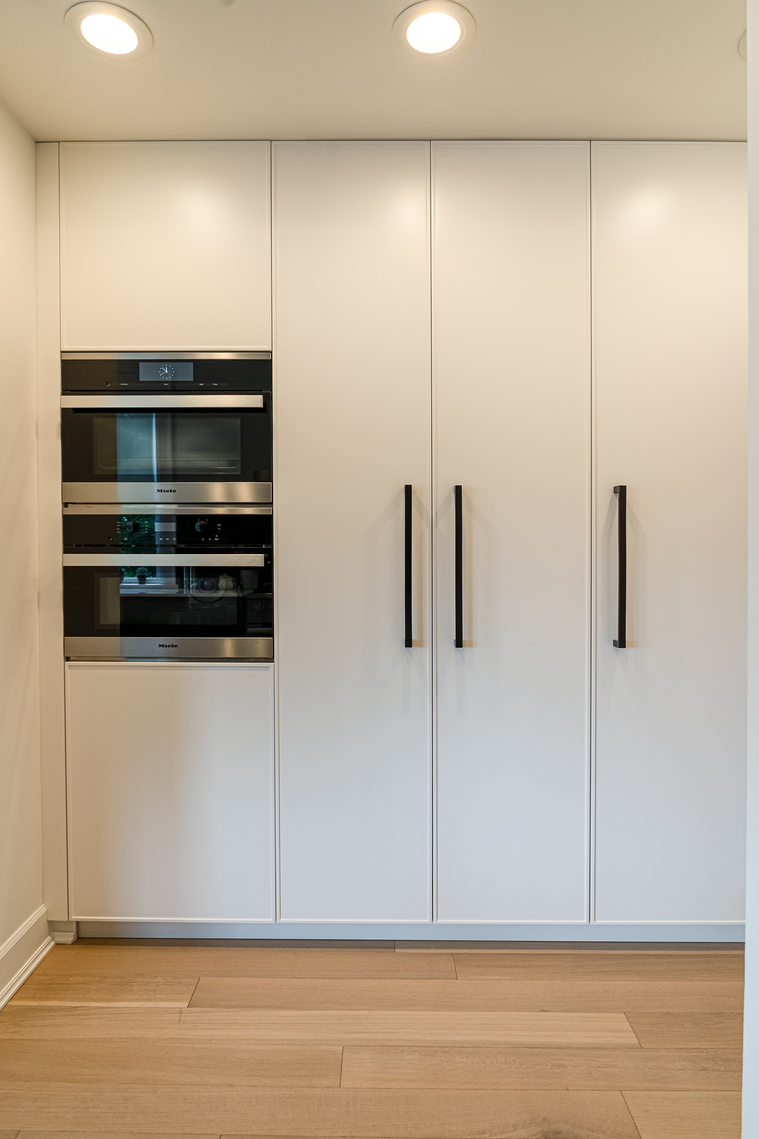 PEDINI Quadra 10 Kitchen in white Matte Lacquer