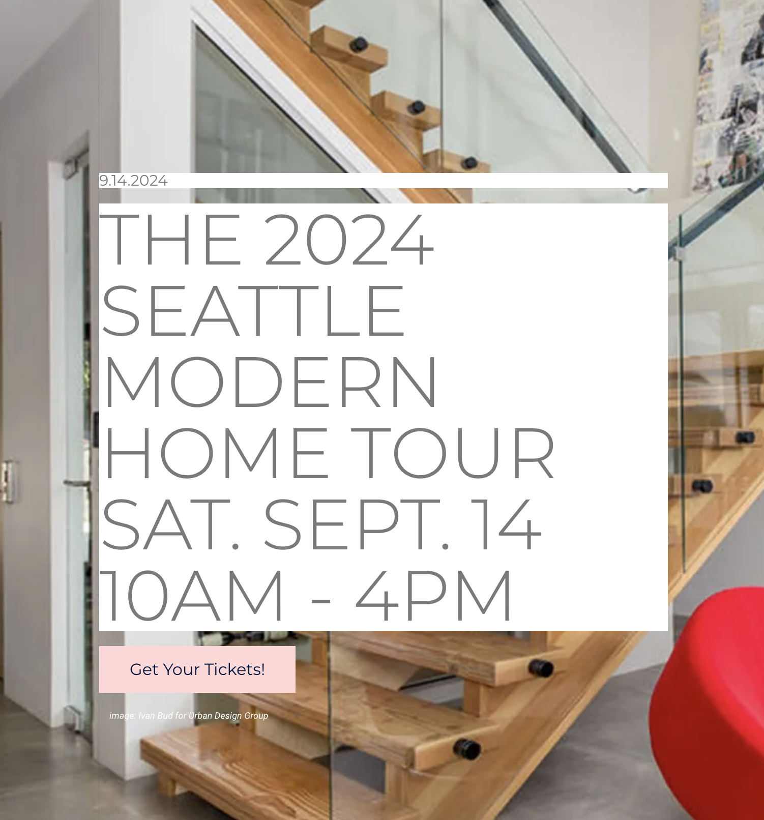 Seattle Modern Homes Tour