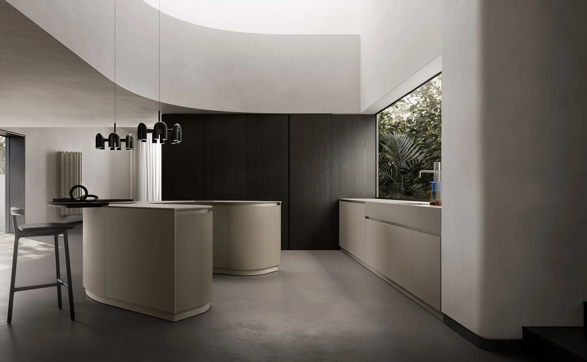 Arke Shape Pedini Kitchen