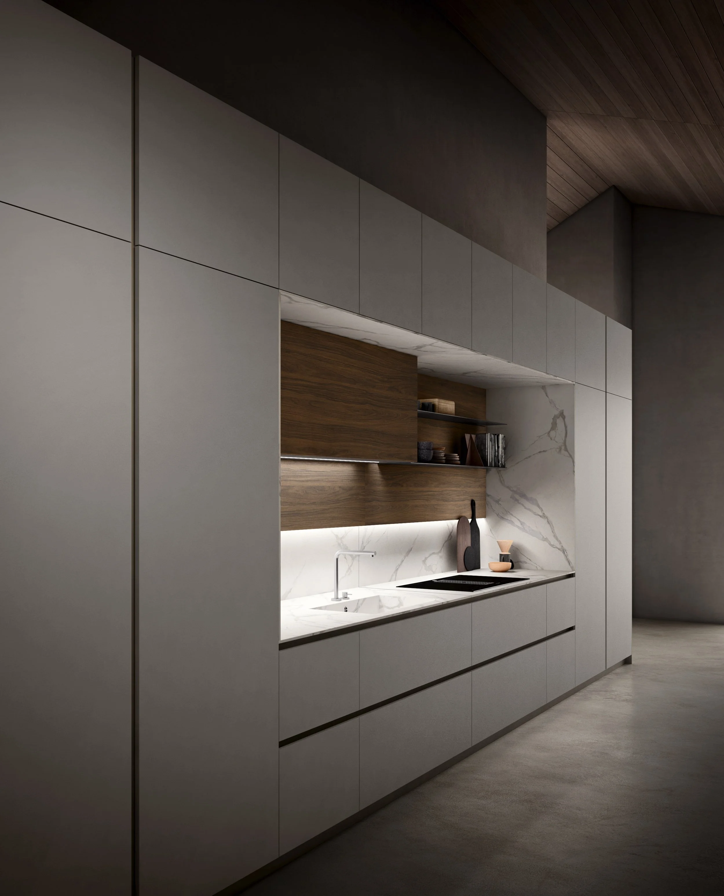 Aroma .04 Pedini Kitchen | Pedini NW Showroom Portland, Seattle