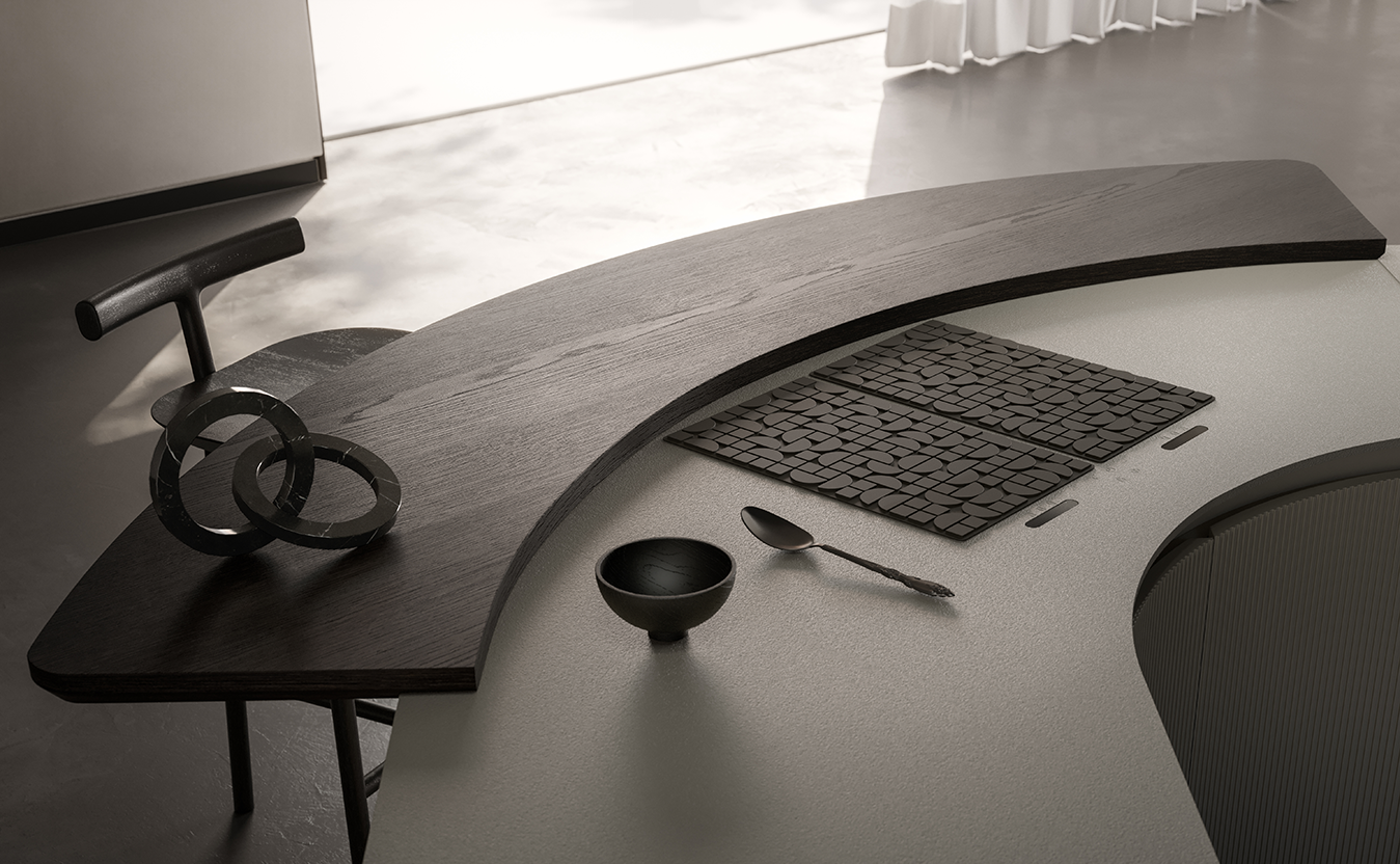 Arke Shape Pedini Kitchen