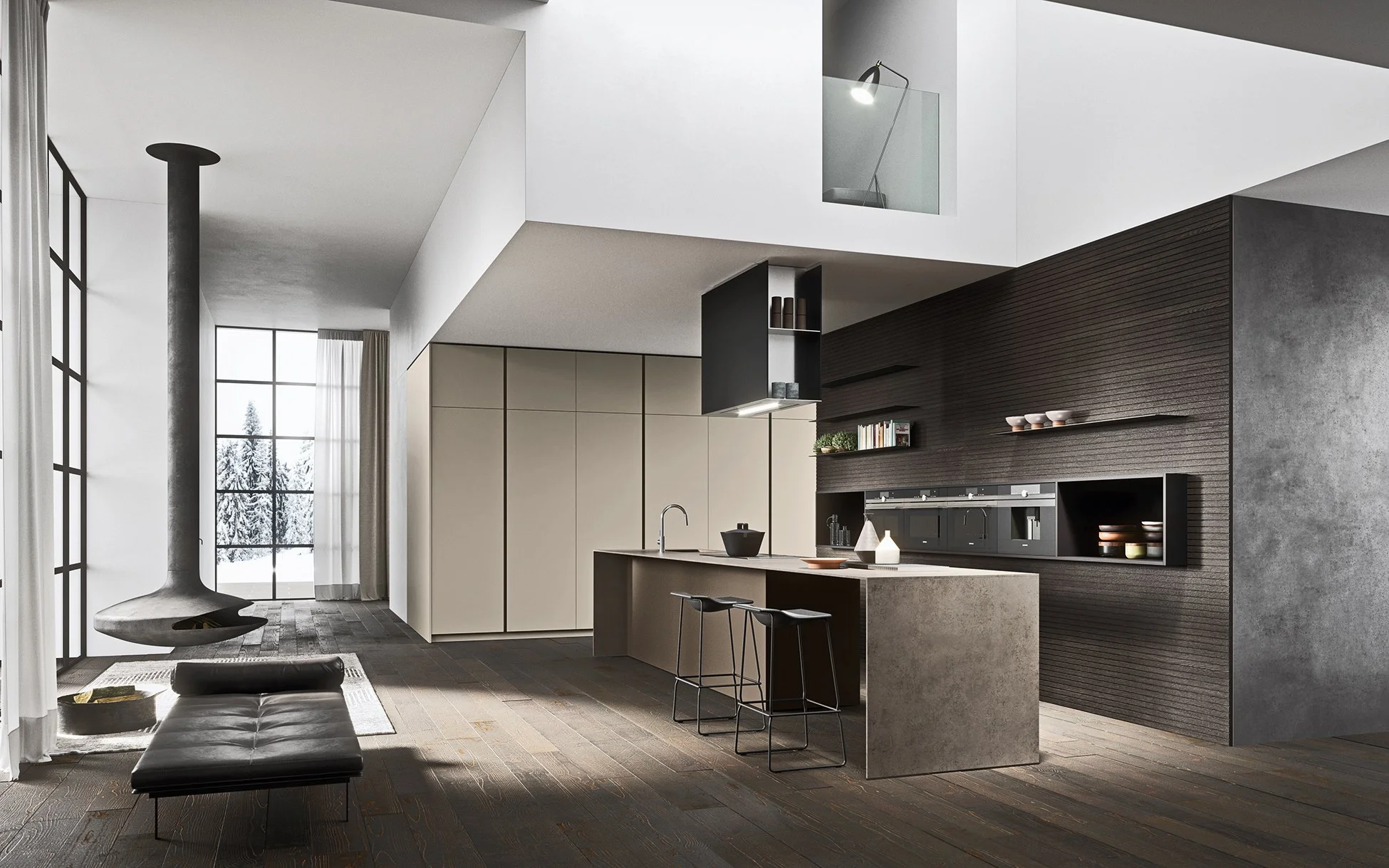 Moka .02 Pedini Kitchen | Pedini NW Showroom Portland, Seattle