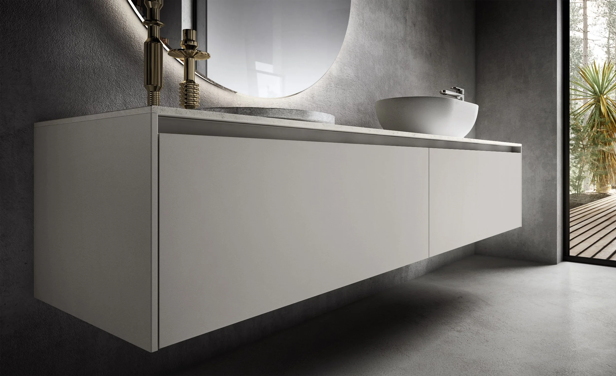 Pedini Wellness bath vanity cabinet Portland, Seattle