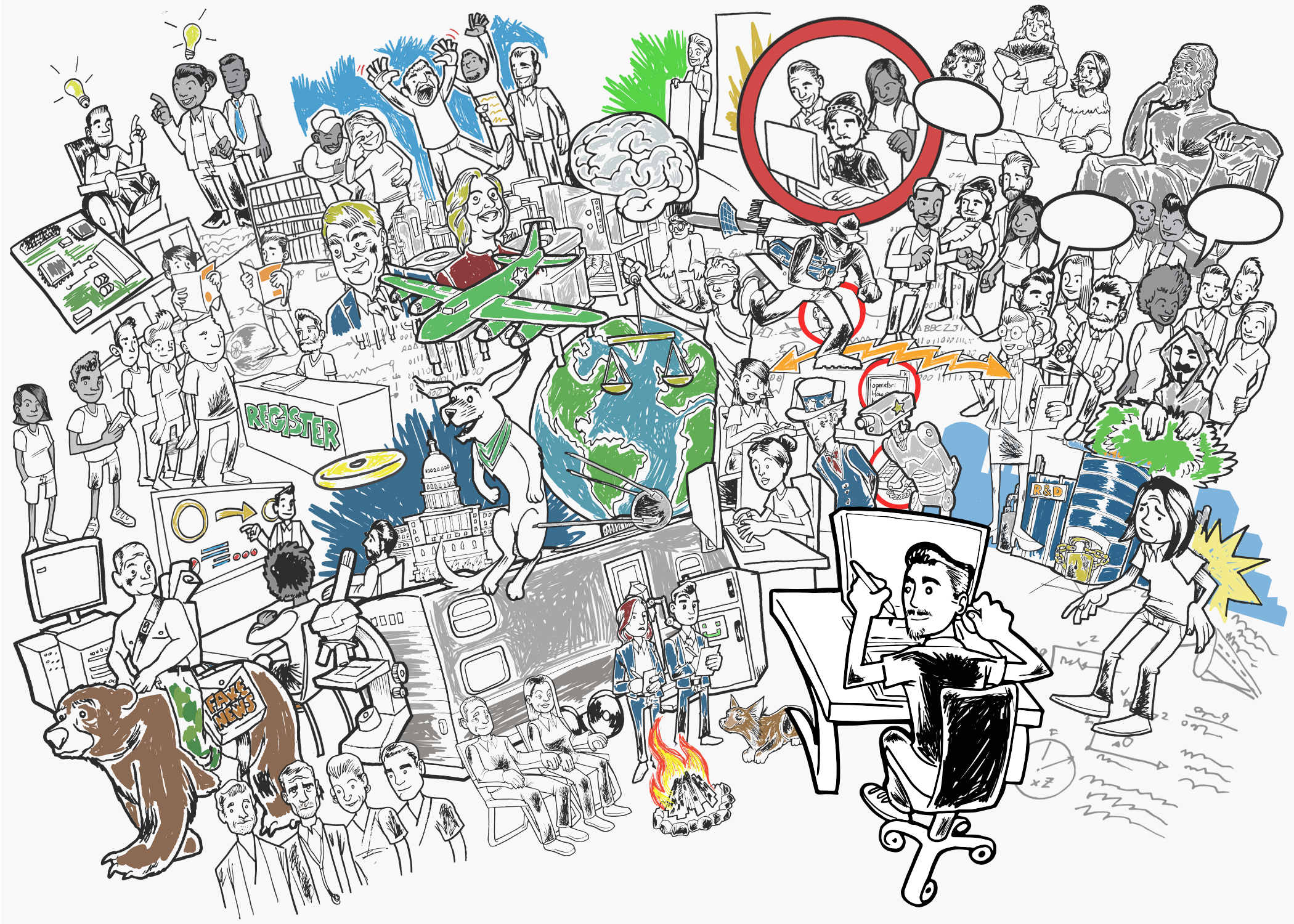 2018 Cartooning sampling