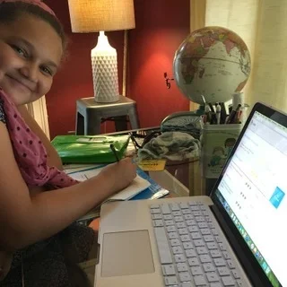 Lola helps at home too!