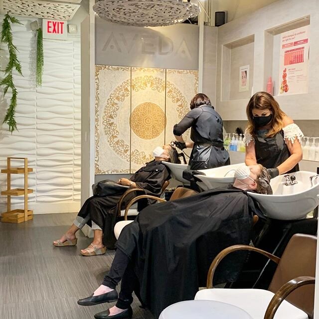 So proud of our team and clients for being so incredible during this time. Thank you for your support and cooperation. 👏🏼🥰#newnorm .
.
Hair Salon is open 7 days a week. ✨