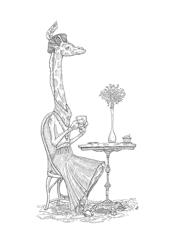 Parisian Giraffe