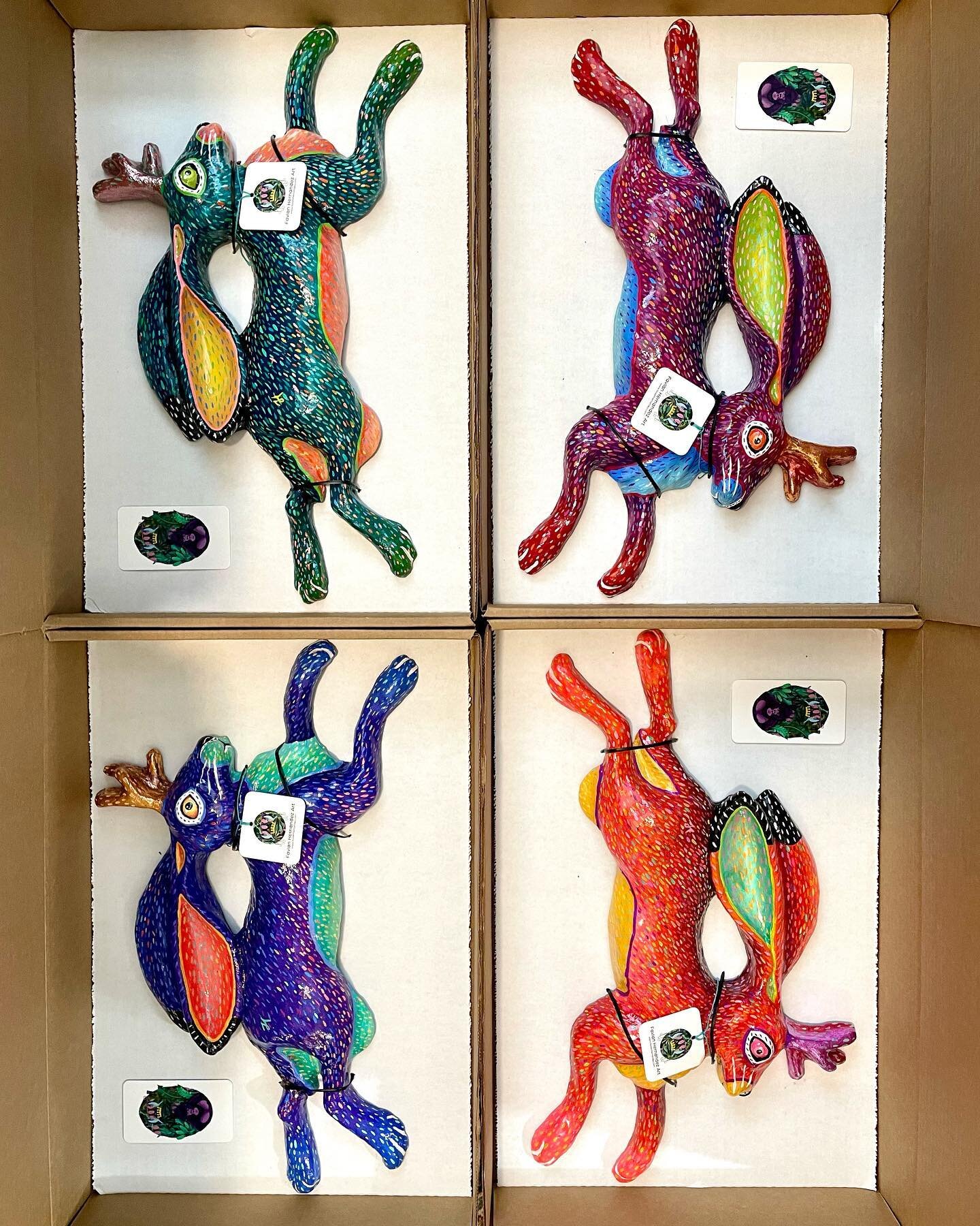 Jumping jackalopes! I have some new pieces available! These wall sculptures can be found @worksofwyominggiftngallery in store and online!