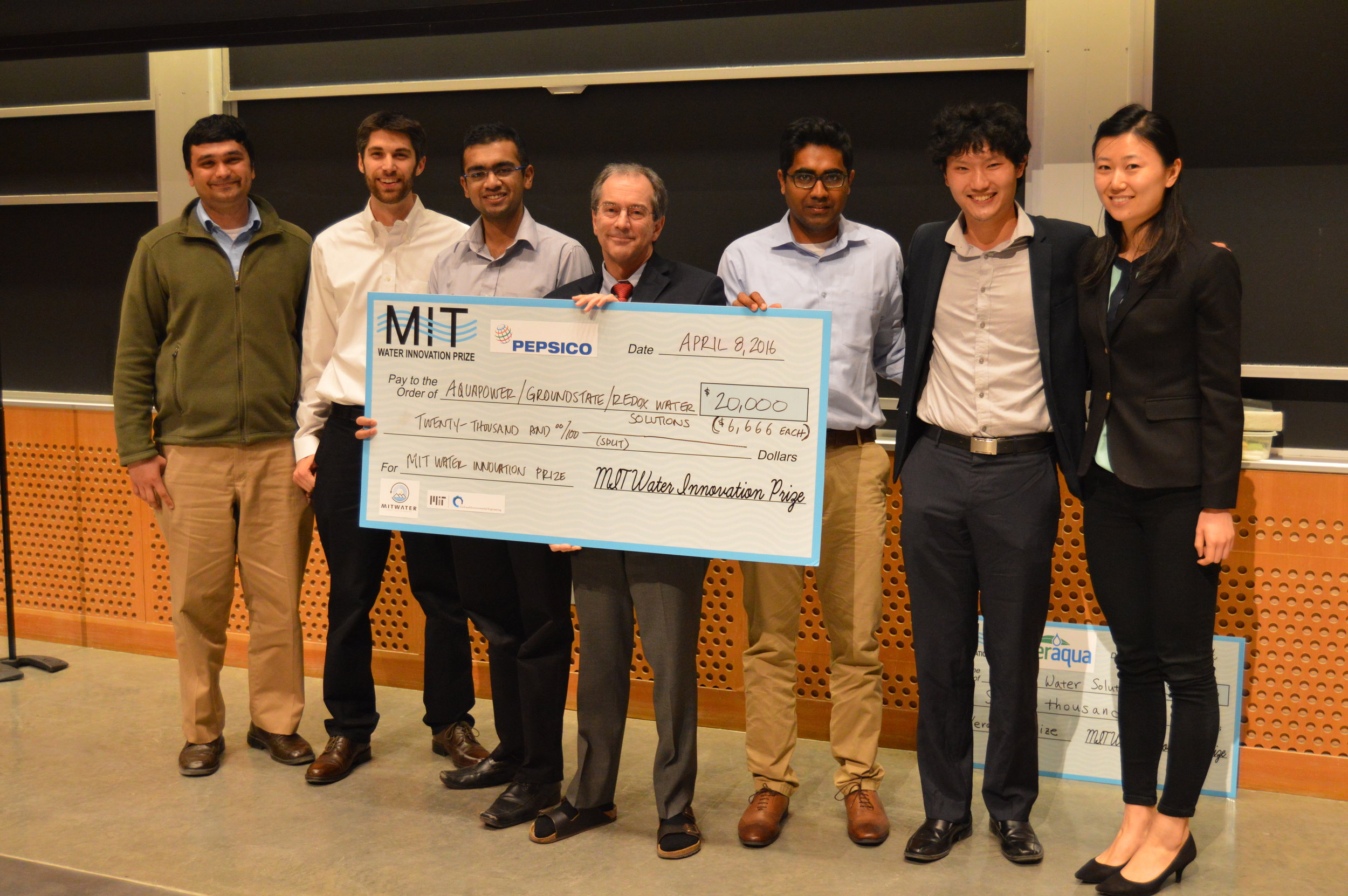  MIT Water Innovation Prize Winners, 2015-2016 