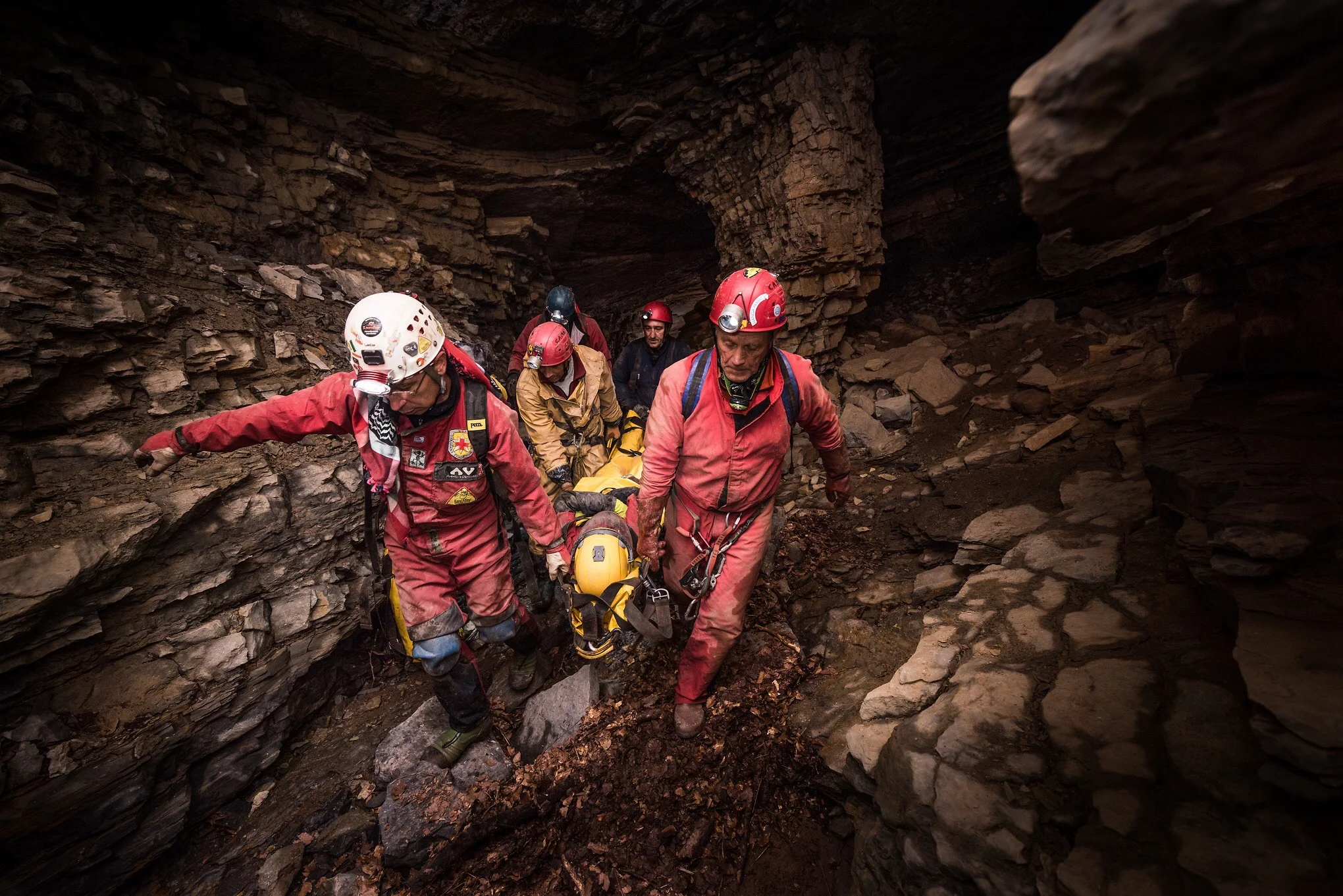 Bulgarian cave rescue