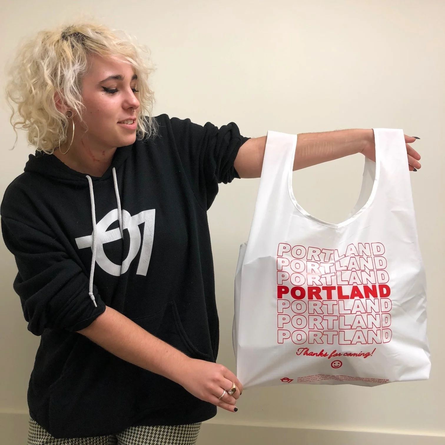 Reusable Portland Thank You Tote