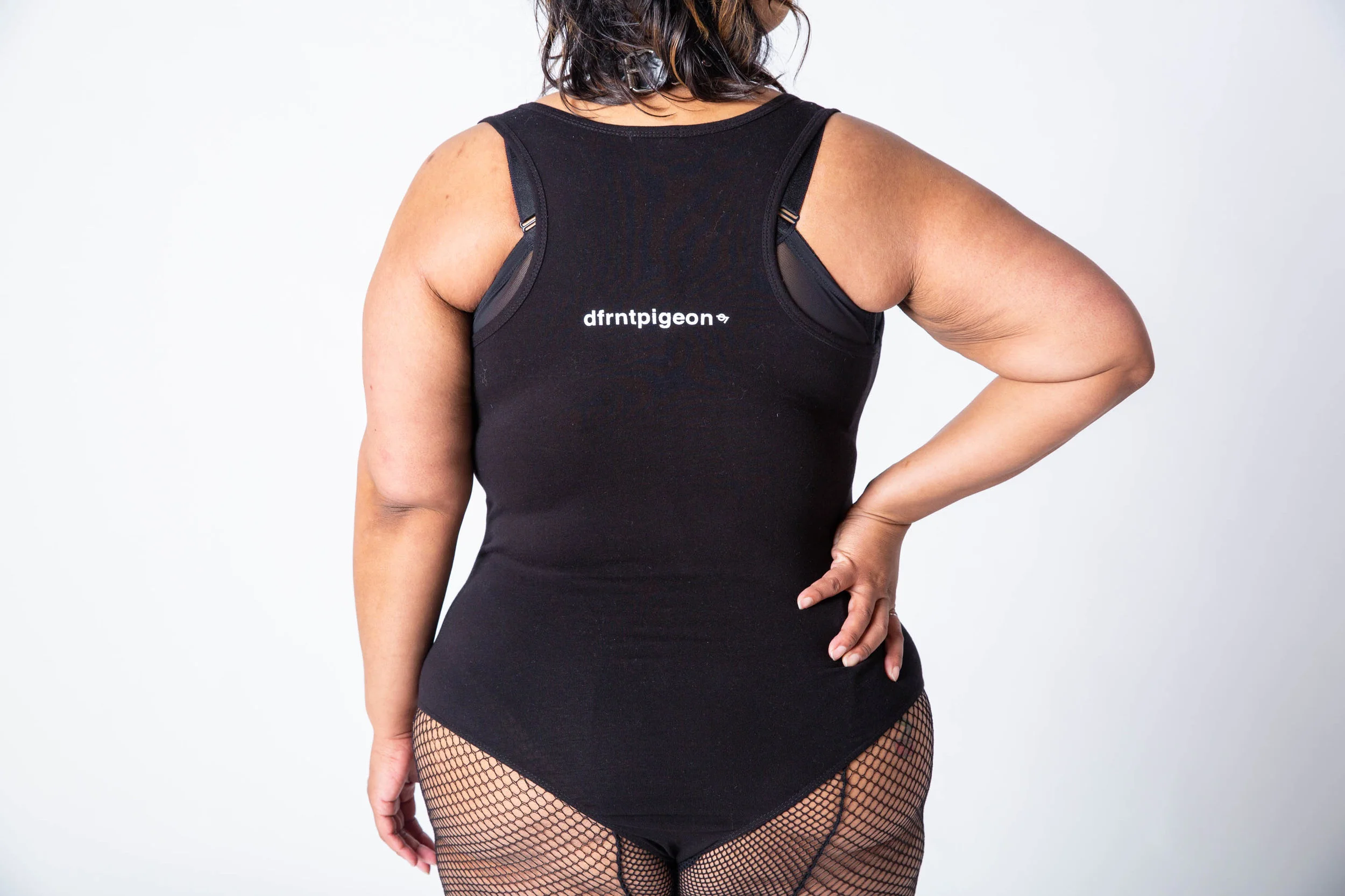 Black Unisex Graphic Bodysuit - dfrntpigeon