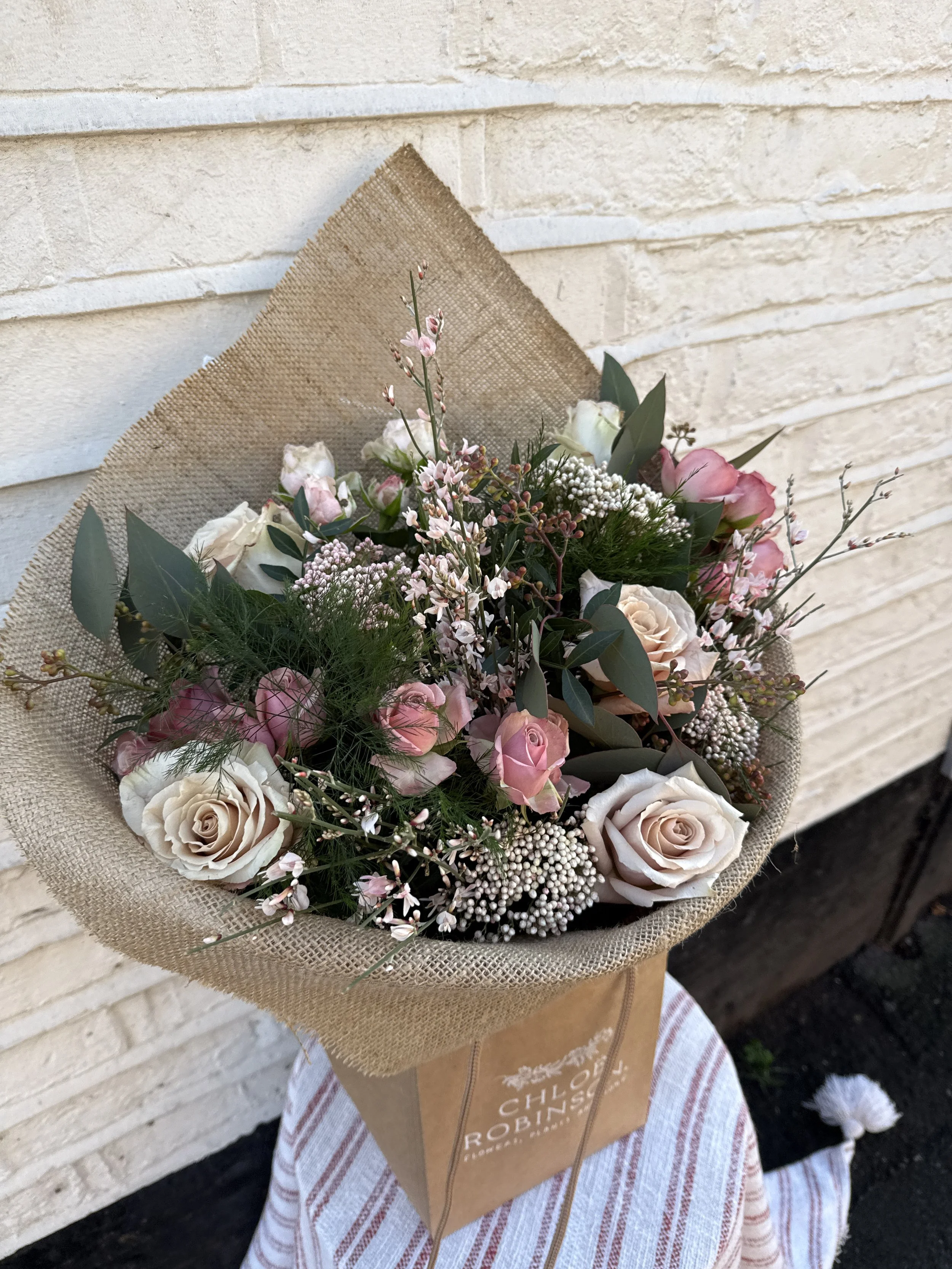 The Dusky Pink Valentines Bouquet