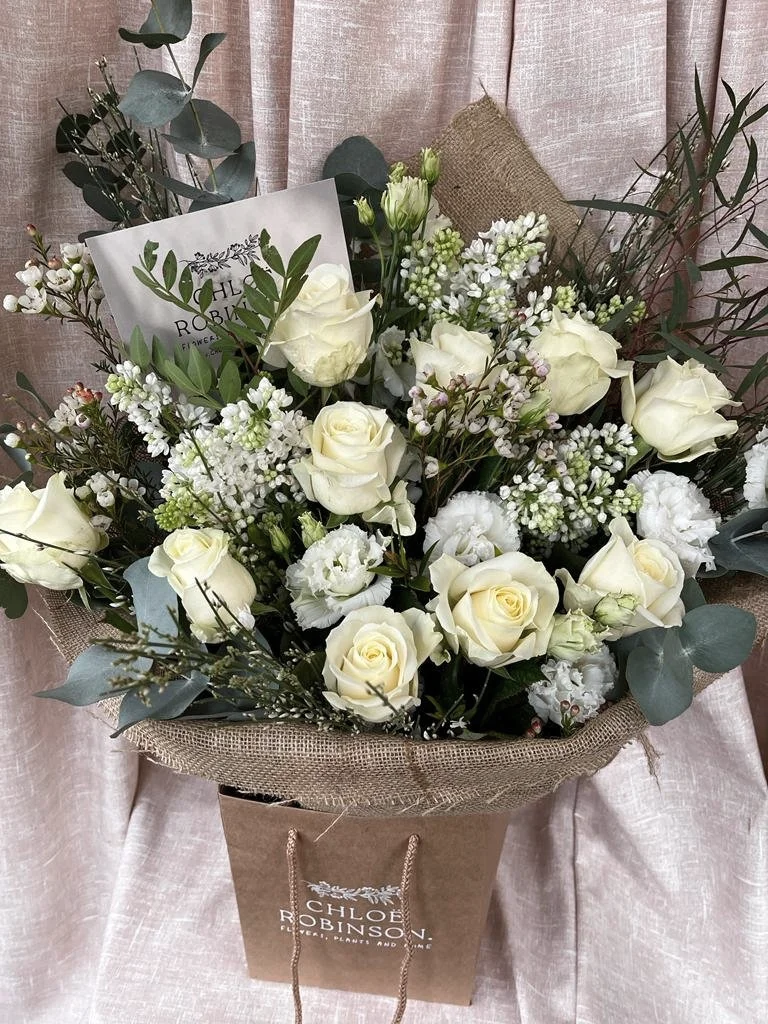 The White Valentine's Bouquet