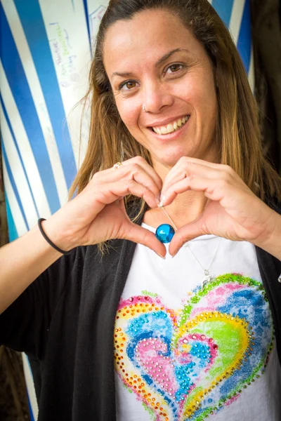 Yaya, the sole female surfer in Cuba showing she is Blue Minded