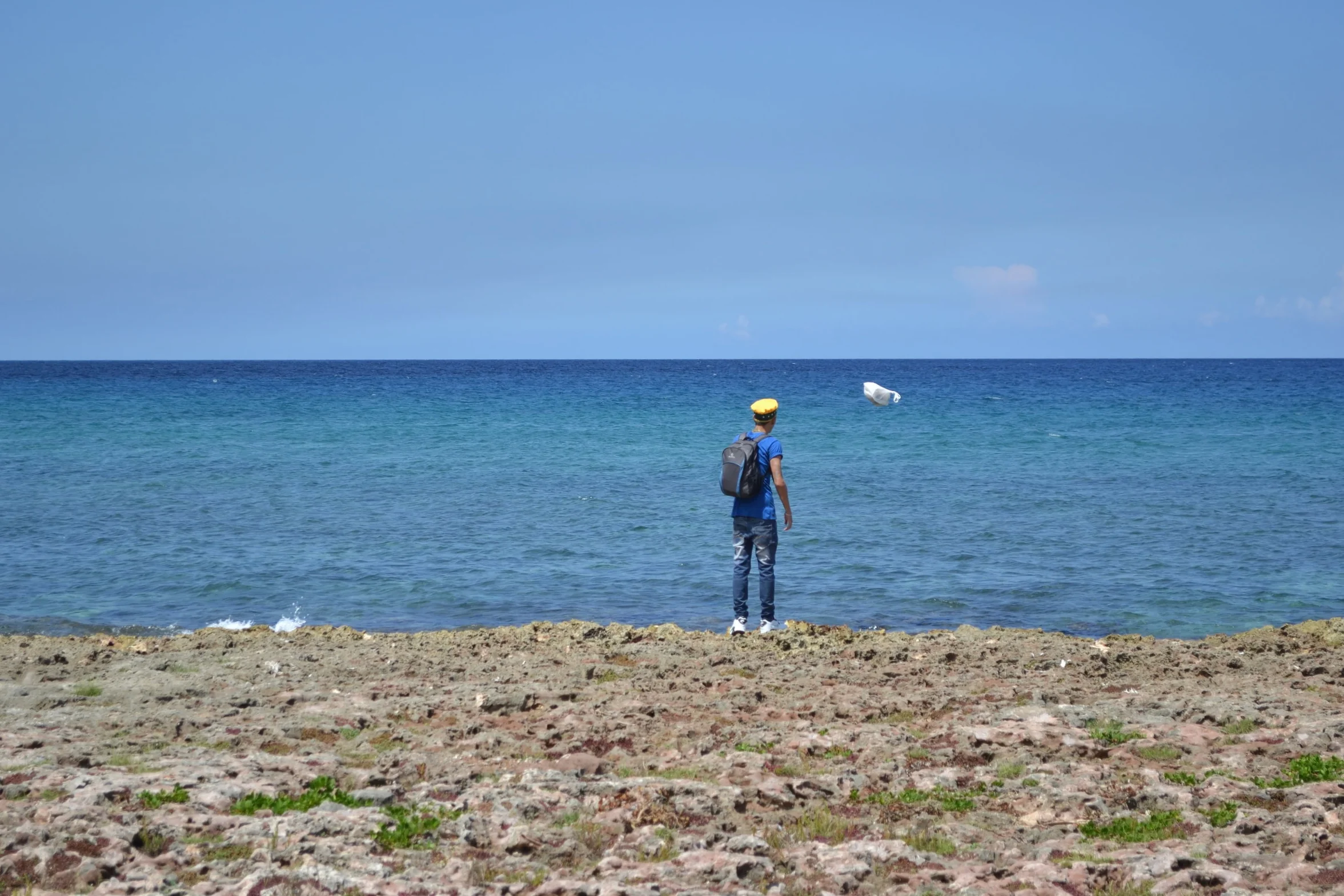 Nowadays, offerings to Yemaya are wrapped in plastic then thrown into the ocean. We all cringed as we watched this young man throw his plastic bag into the ocean. We had just cleaned this beach and knew that by tomorrow, this bag would be washed ashore. There is still a lot of work to be done in Cuba to educate this island about plastic waste before US tourism makes our mark.