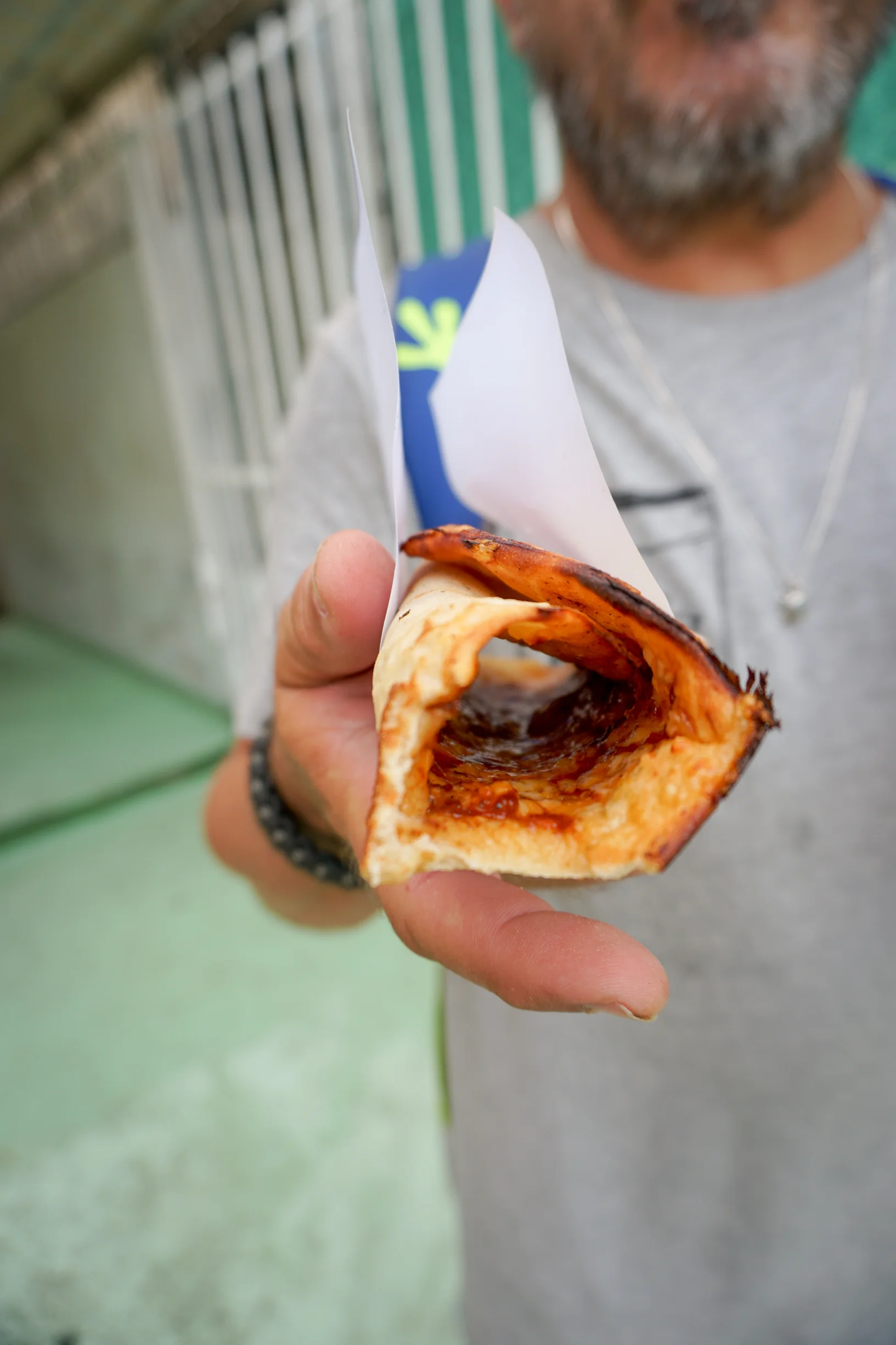 When you want to eat on the go in Cuba, your choices will almost always be either some variation of a ham and cheese sandwich, a hamburger, or pizza. This particular pizza Napolitano from Giselles Pizza near the National Hotel was not only incredibly hot and tasty, it was also the least expensive we found.