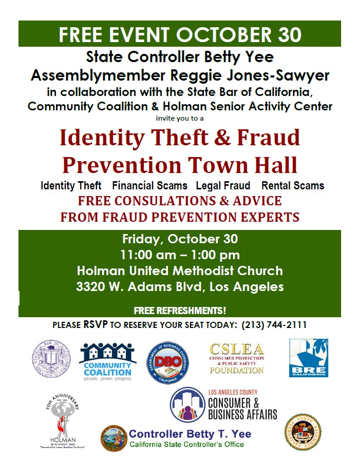 CSLEA Foundation Joins State Controller & Assemblymember At Fraud Prevention Town Hall
