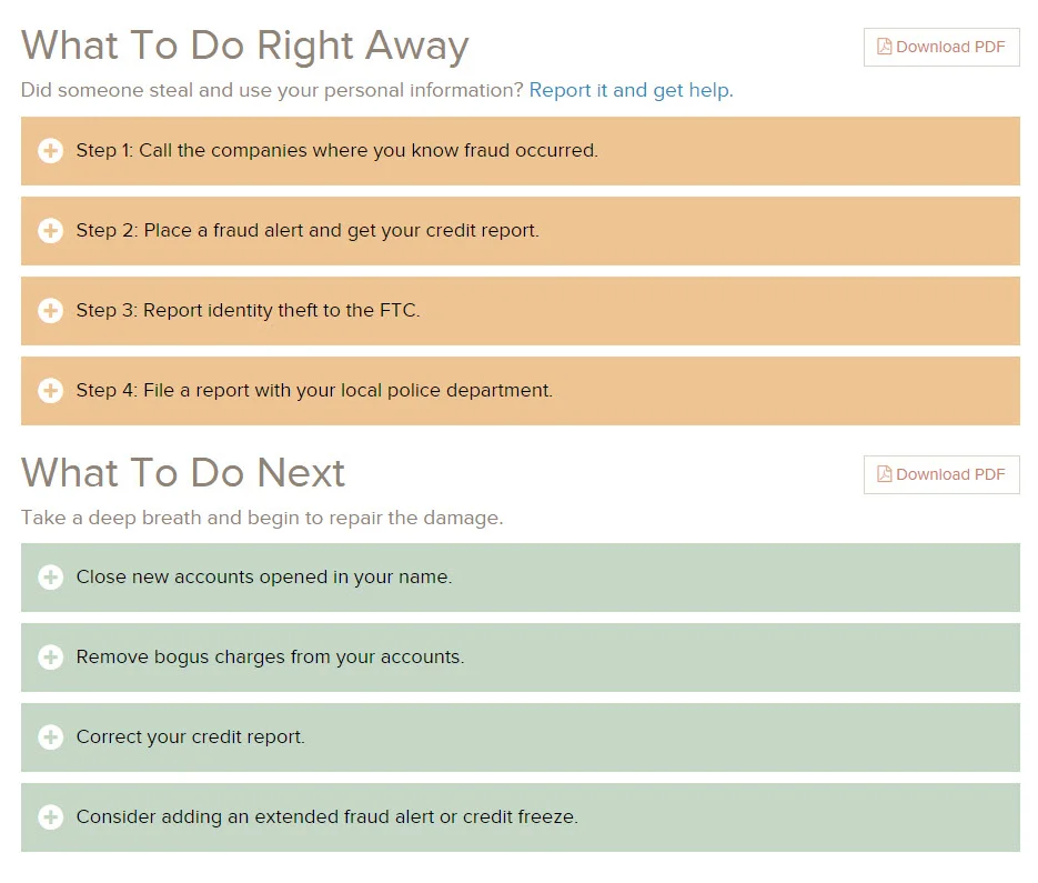 Tip of the Week - March 1, 2016 - Know What to do When Identity Thieves Strike
