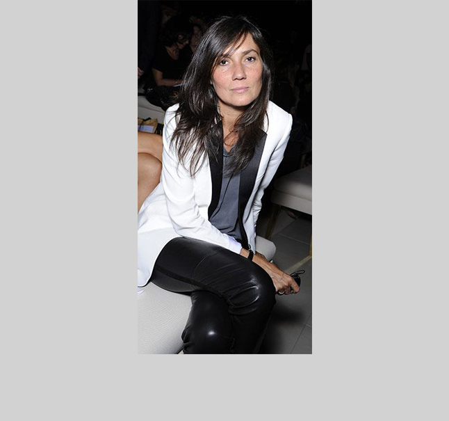 Emmanuelle Alt The French Vogue editor-in-chief makes the new tuxedo (i.e. pairing a jacket with leather pants) so effortless! Note to self: be French