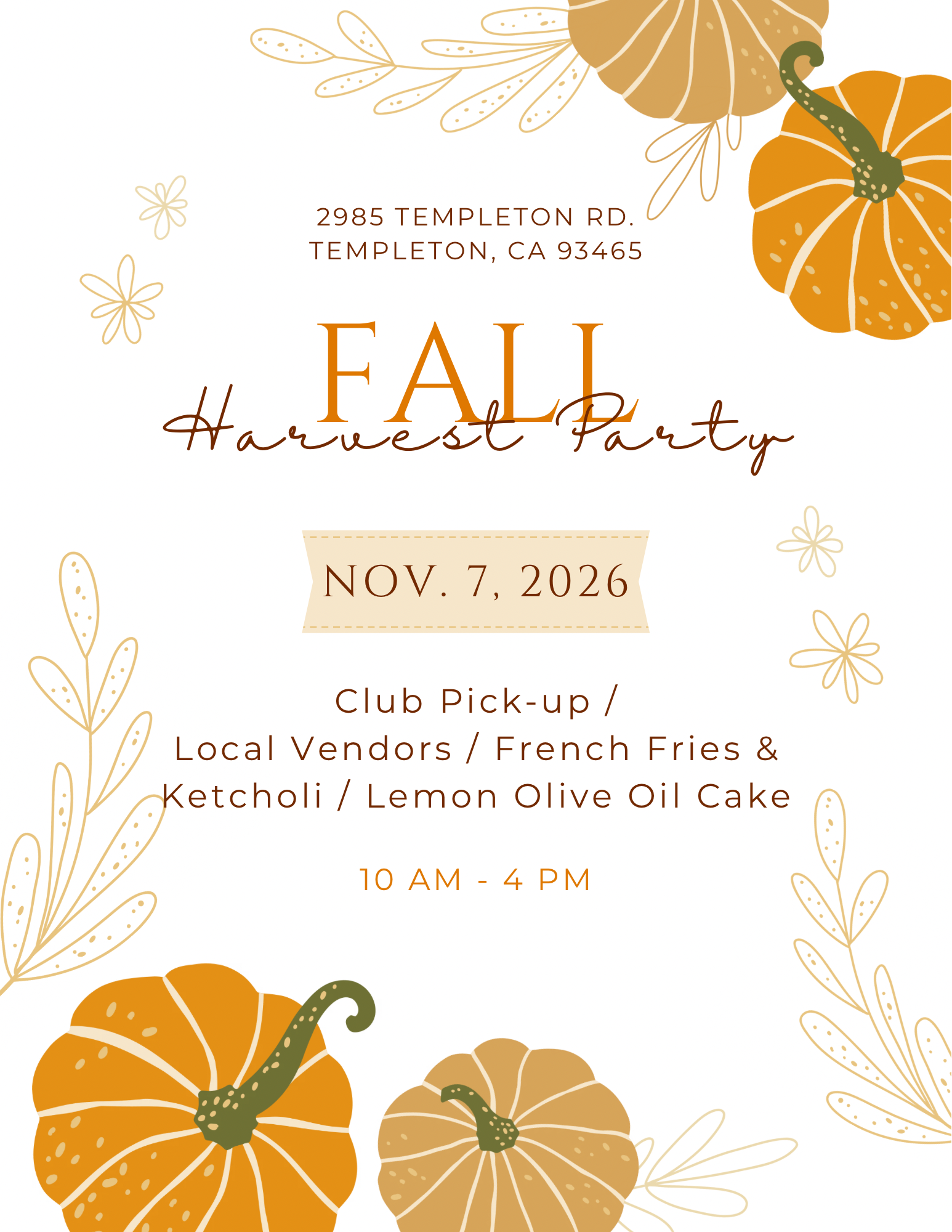 Harvest Party