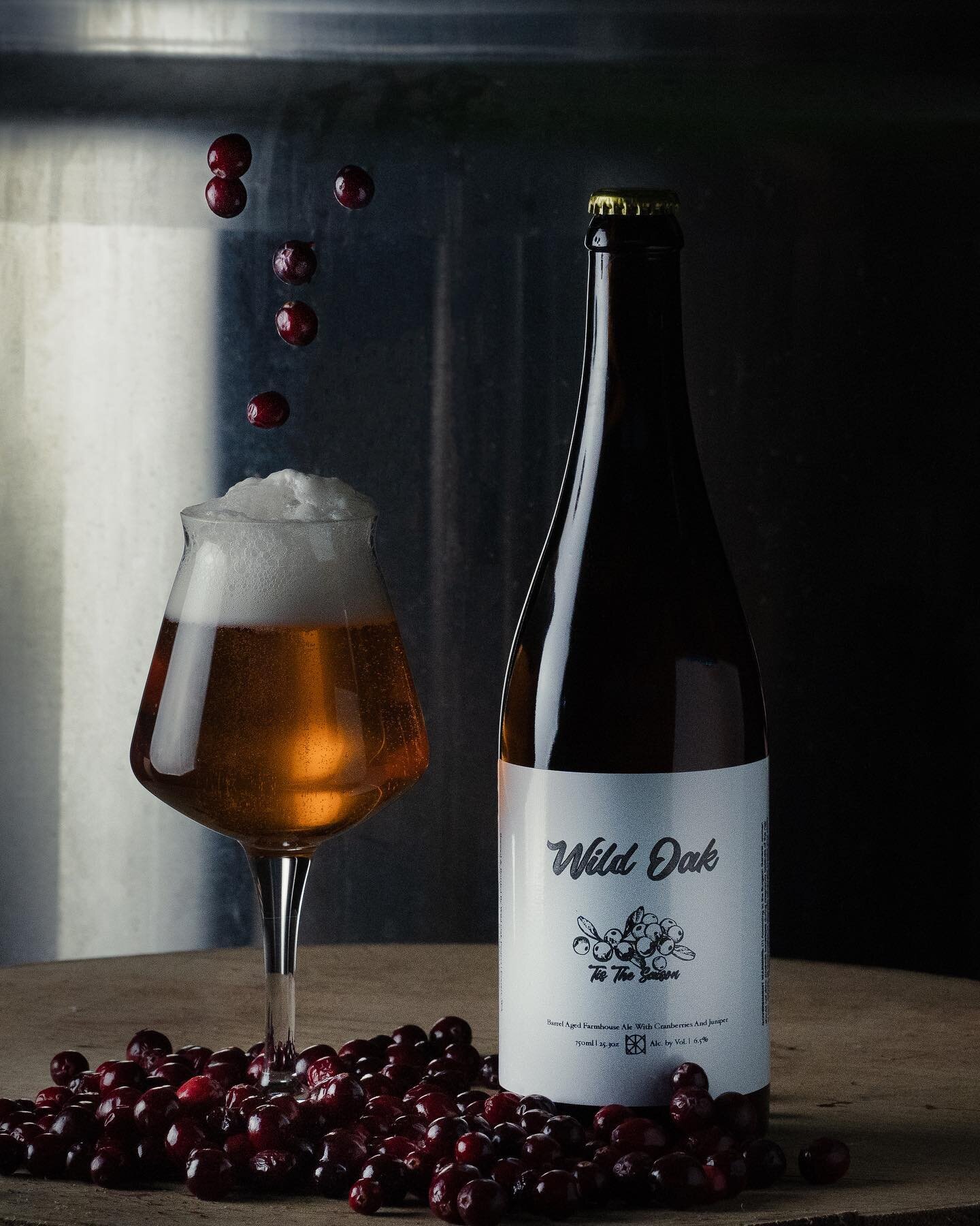 The holidays are upon us and it is a great time to look back on the year, spend time with those who are closest to you and toast to a new year! &ldquo;Tis the Saison&rdquo; was open fermented in oak then re-fermented with cranberries and juniper whic