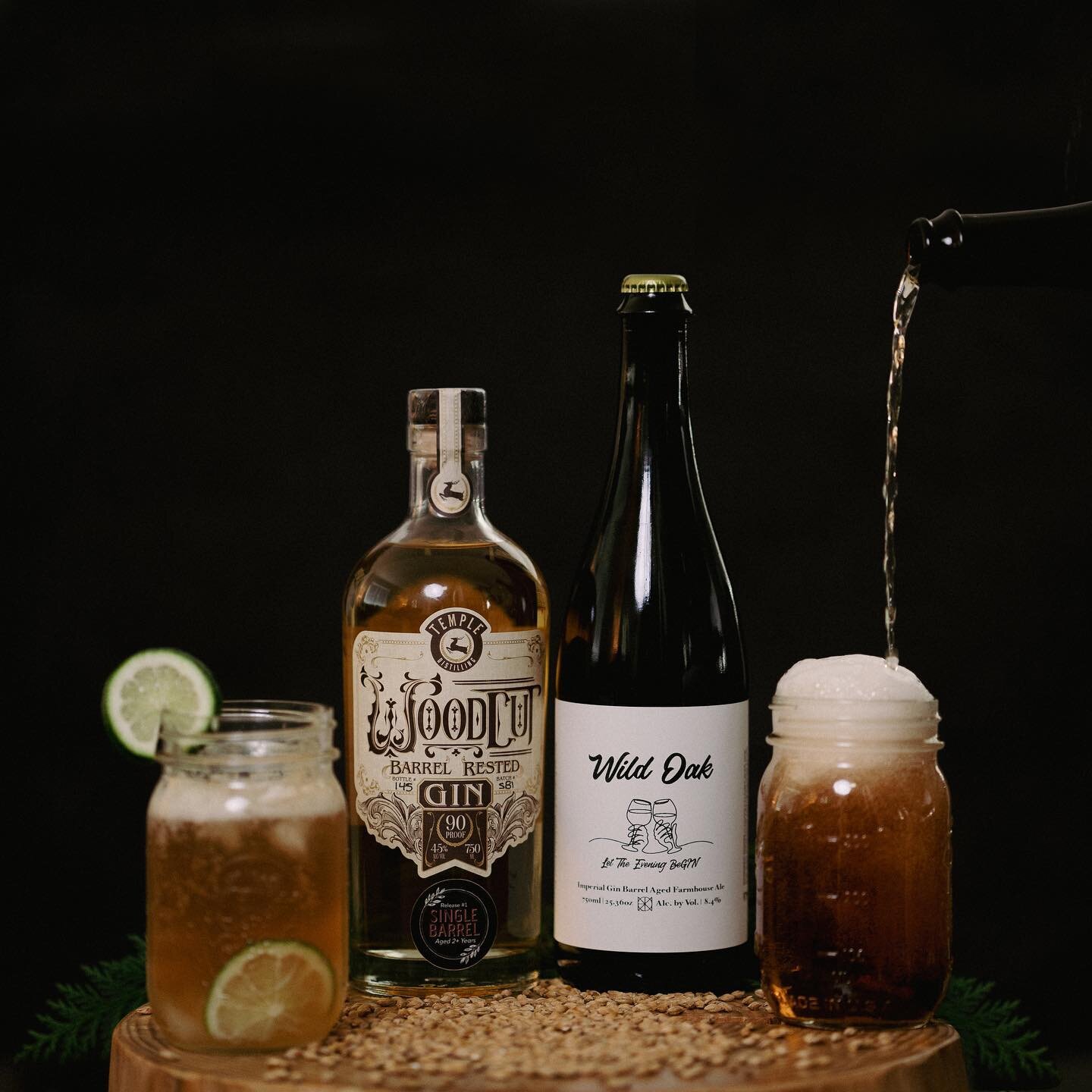 &ldquo;Let the evening BeGIN&rdquo; keeps making its way out into the world with @microhomebrew nabbing some bottles. This was such a fun creation thanks to the tasty @templedistilling gin barrel! 

#beerstagram #beer #drinklocal #millcreek #everett 