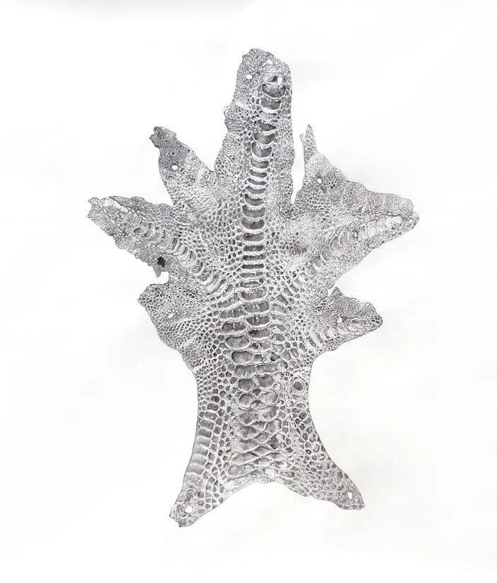  G enuine Chicken Leather I Pad Case   Graphite on Paper   35” x 45”  2016 