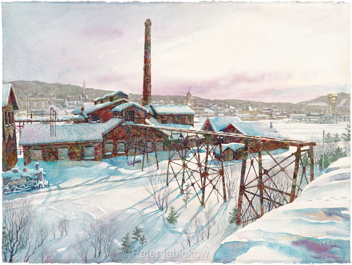 Quincy Smelter in Winter