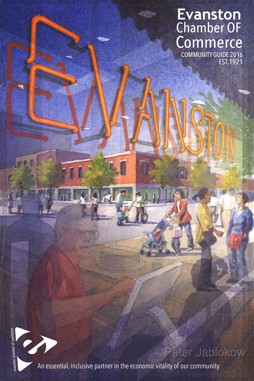 Evanston Chamber of Commerce Community Guide Cover