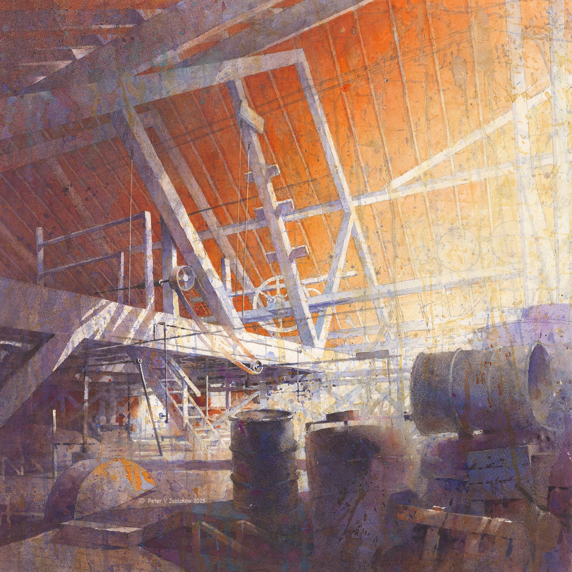 Kennicott Mine Orange Roof