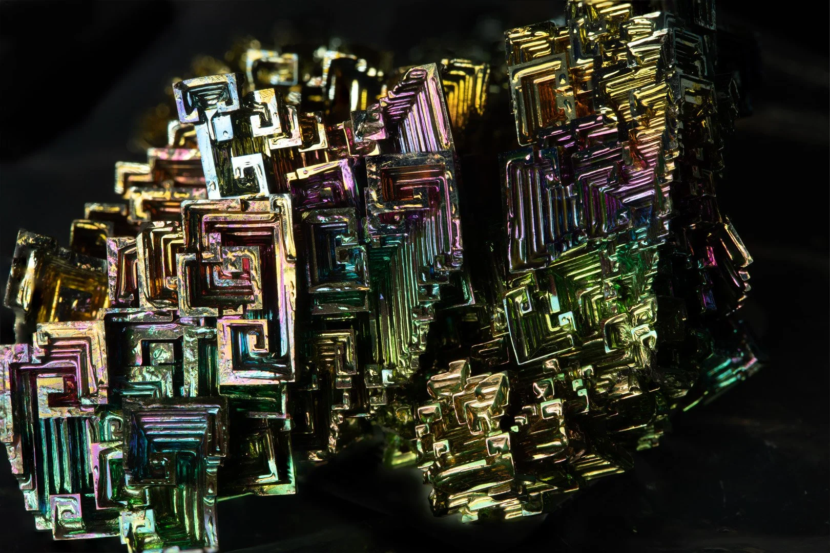 Bismuth crystals